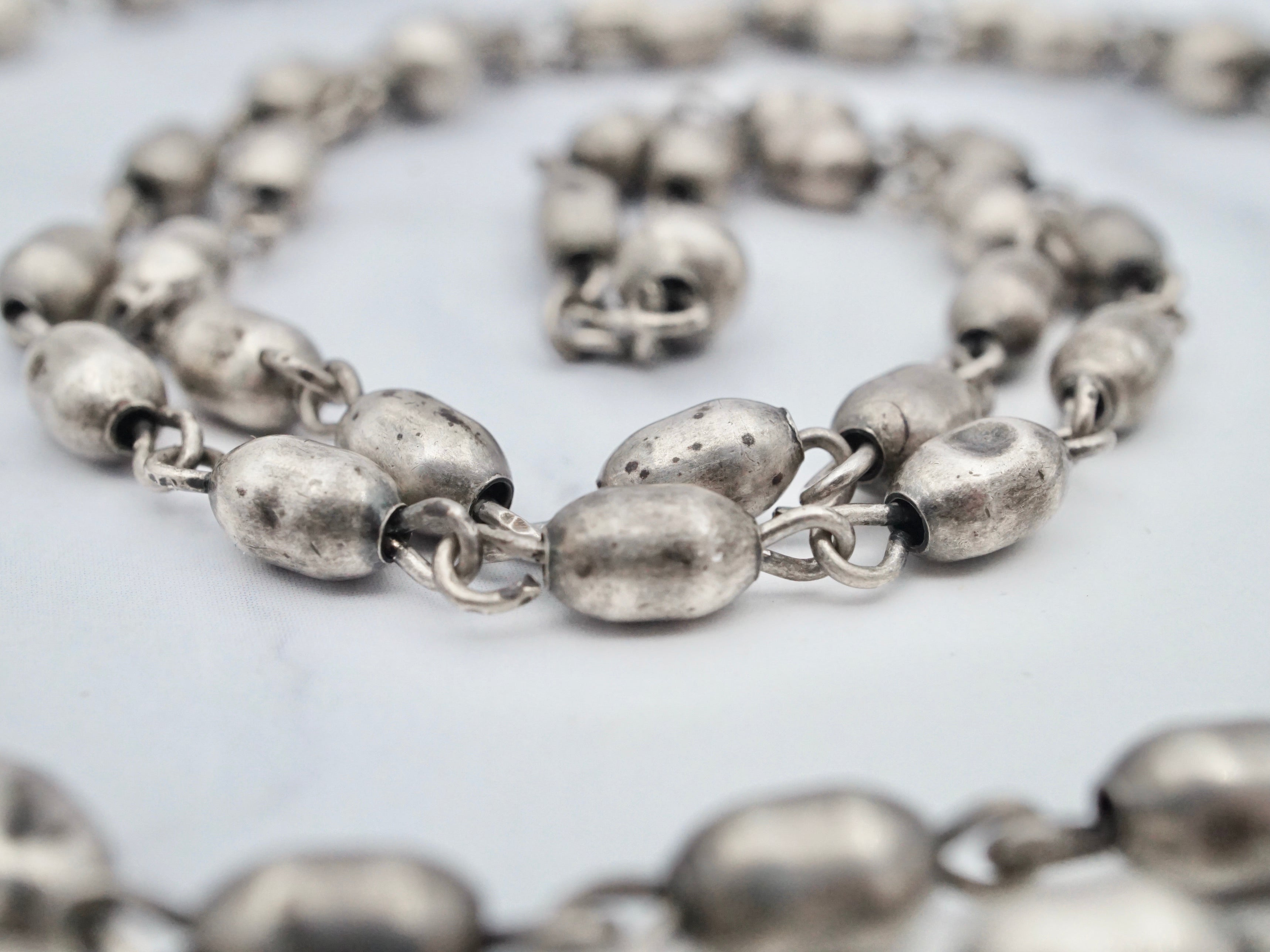 Antique sterling rosary