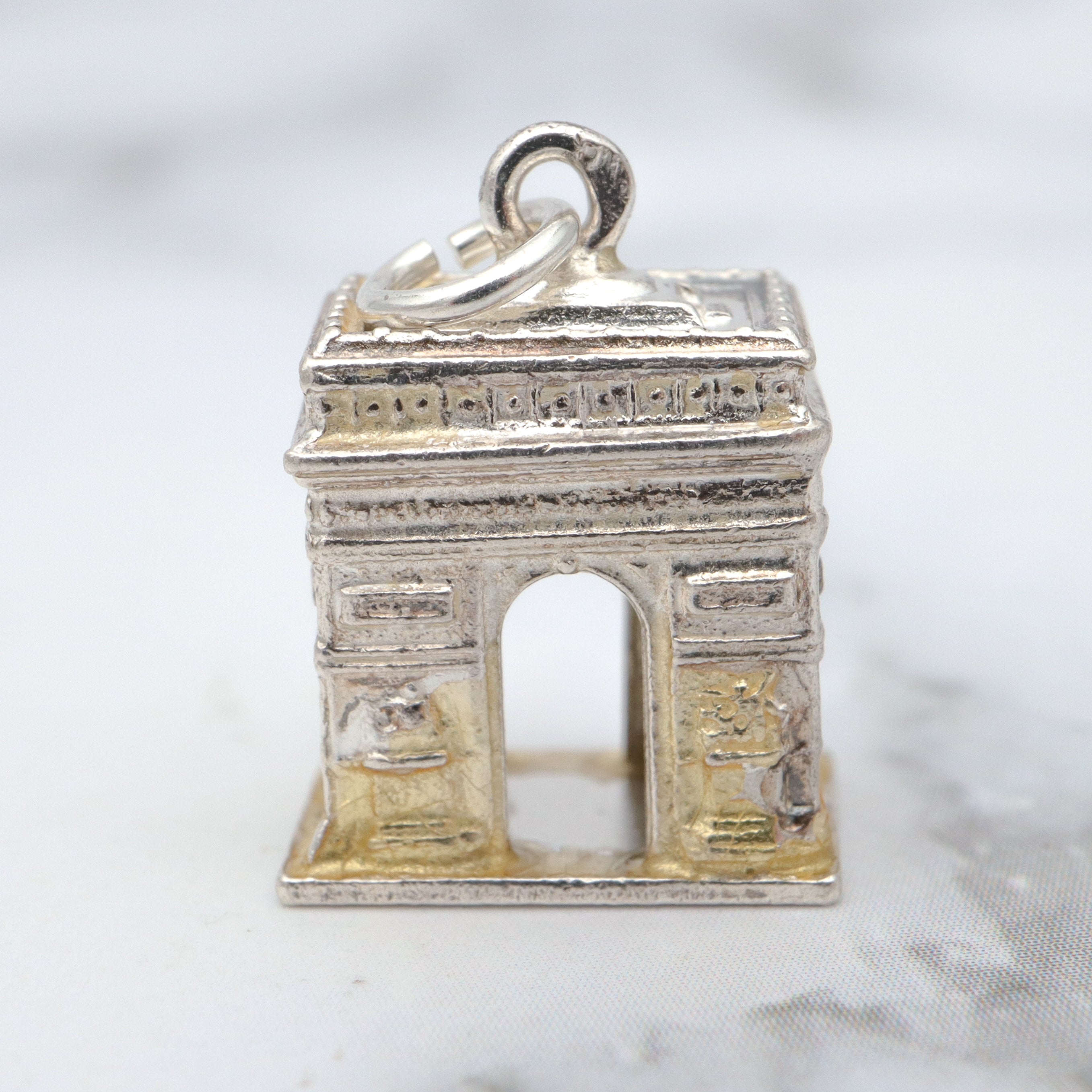 Vintage French sterling Arc de Triomphe charm