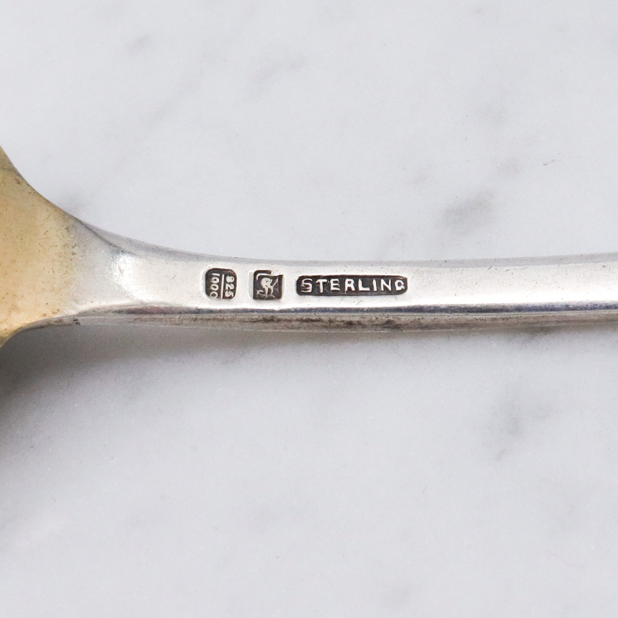 Antique Towle gilt sterling "Spud from Greeley Colorado" souvenir spoon