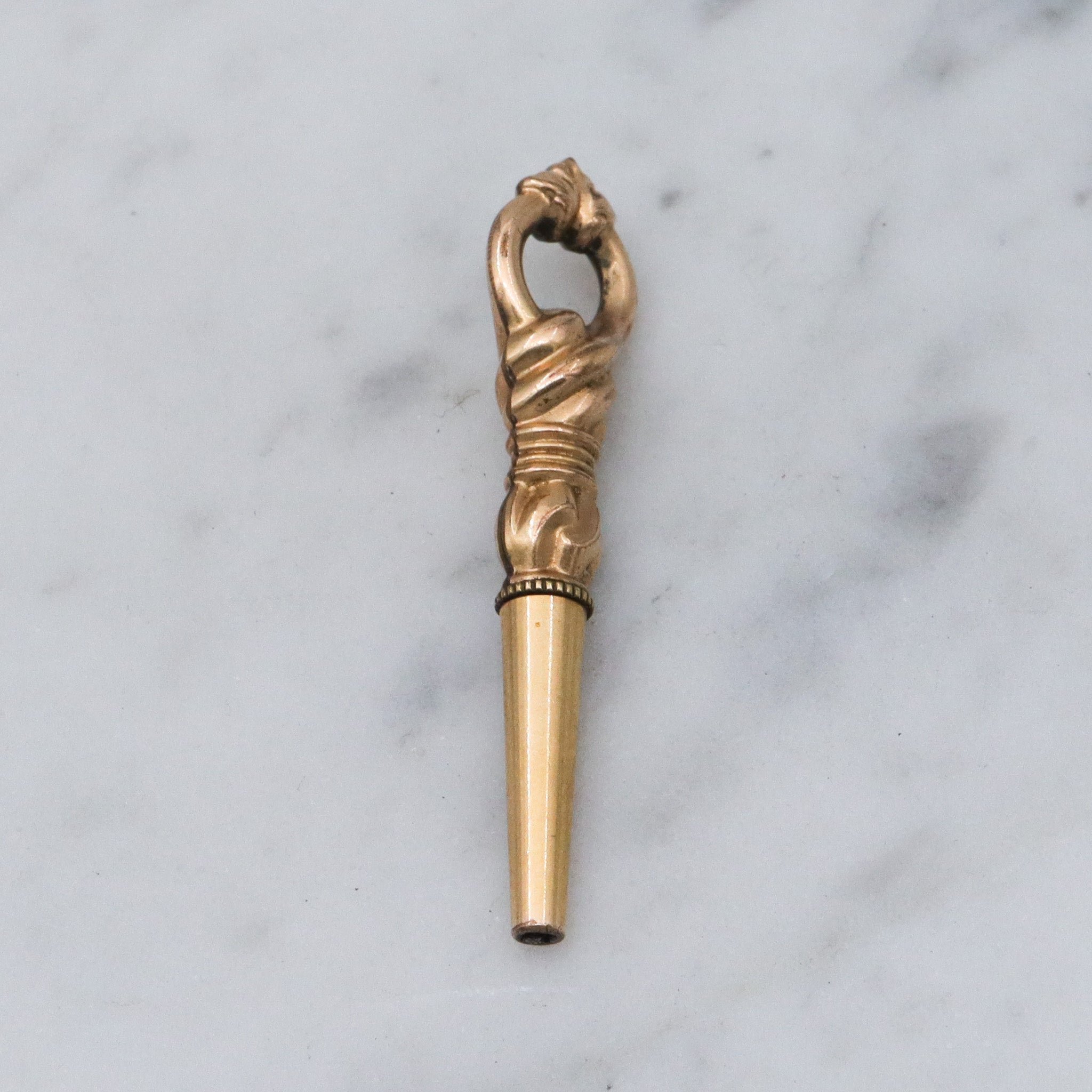 Antique Victorian gold filled watch key fob