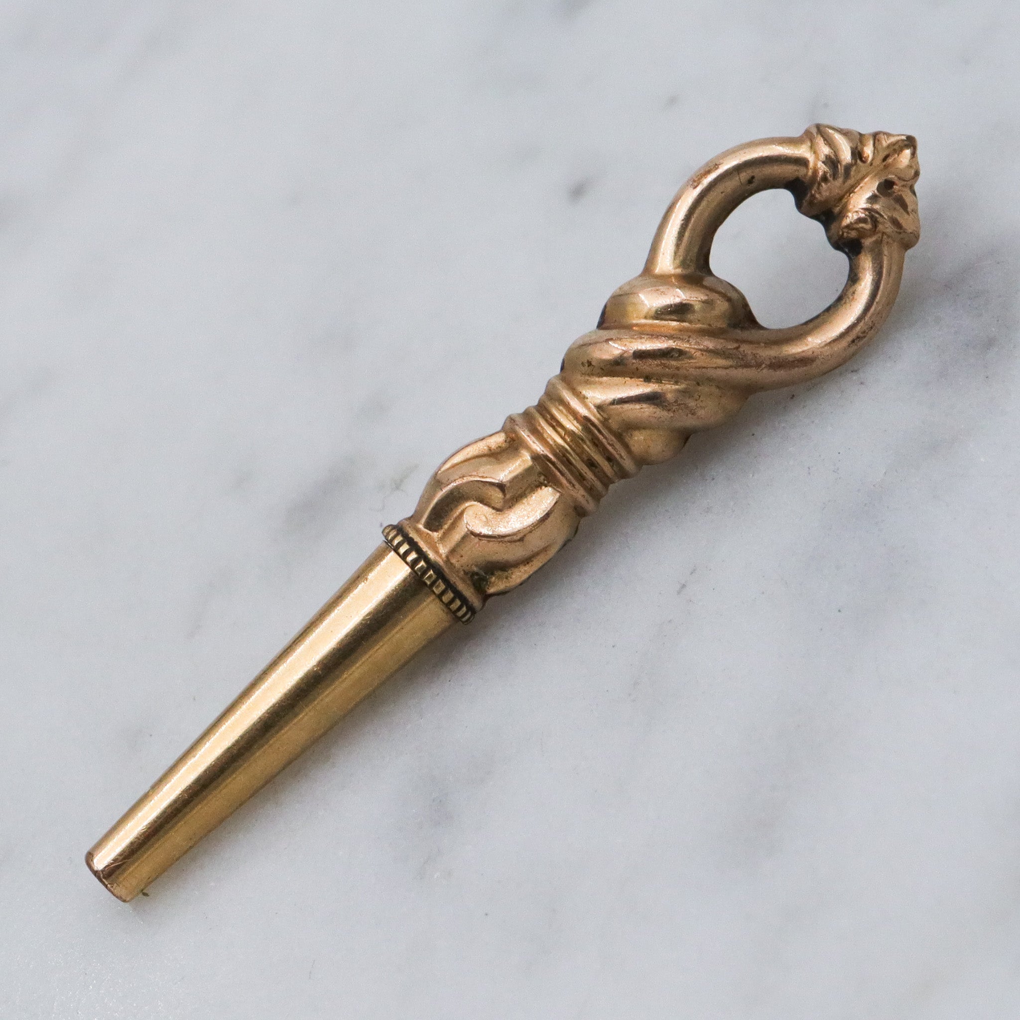 Antique Victorian gold filled watch key fob