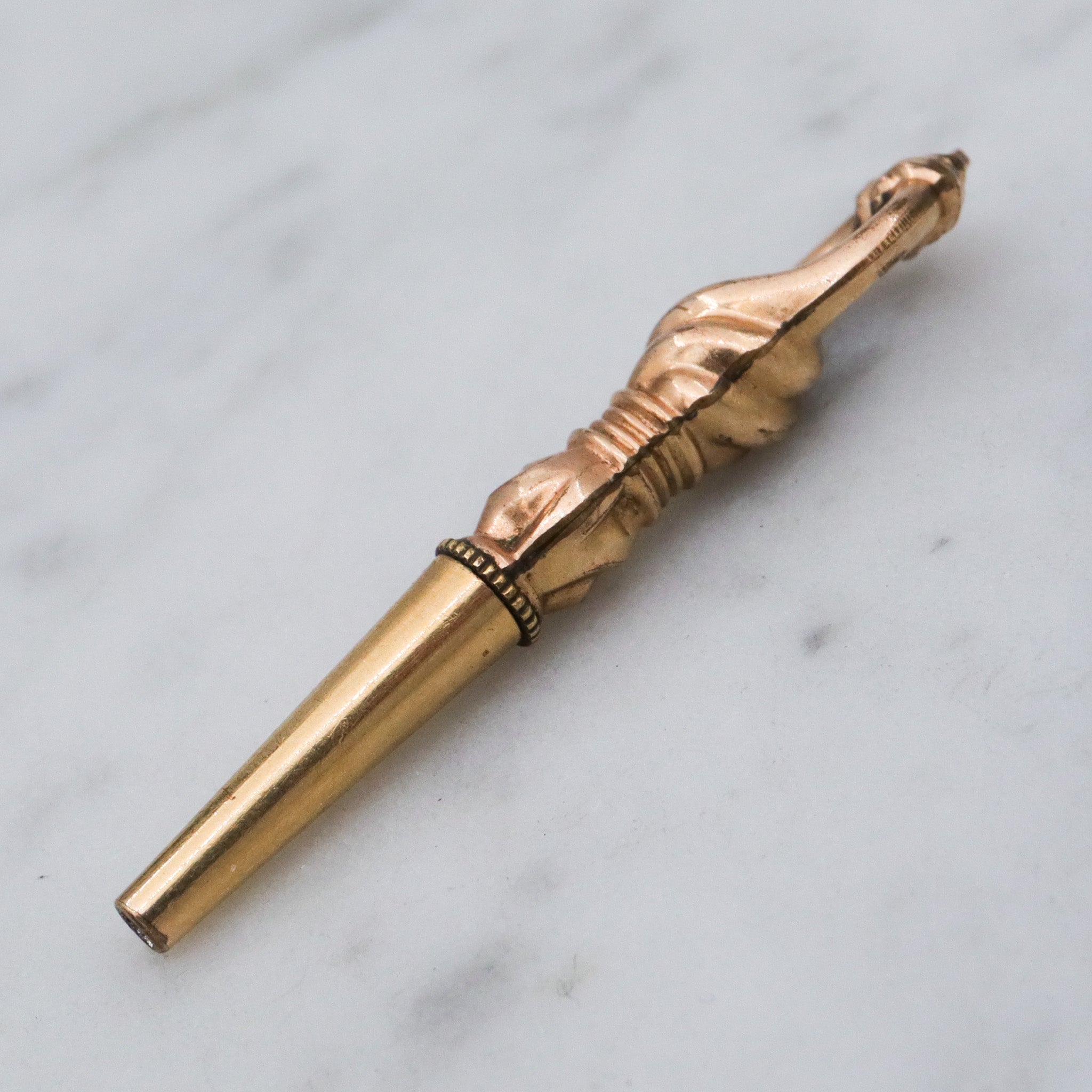 Antique Victorian gold filled watch key fob