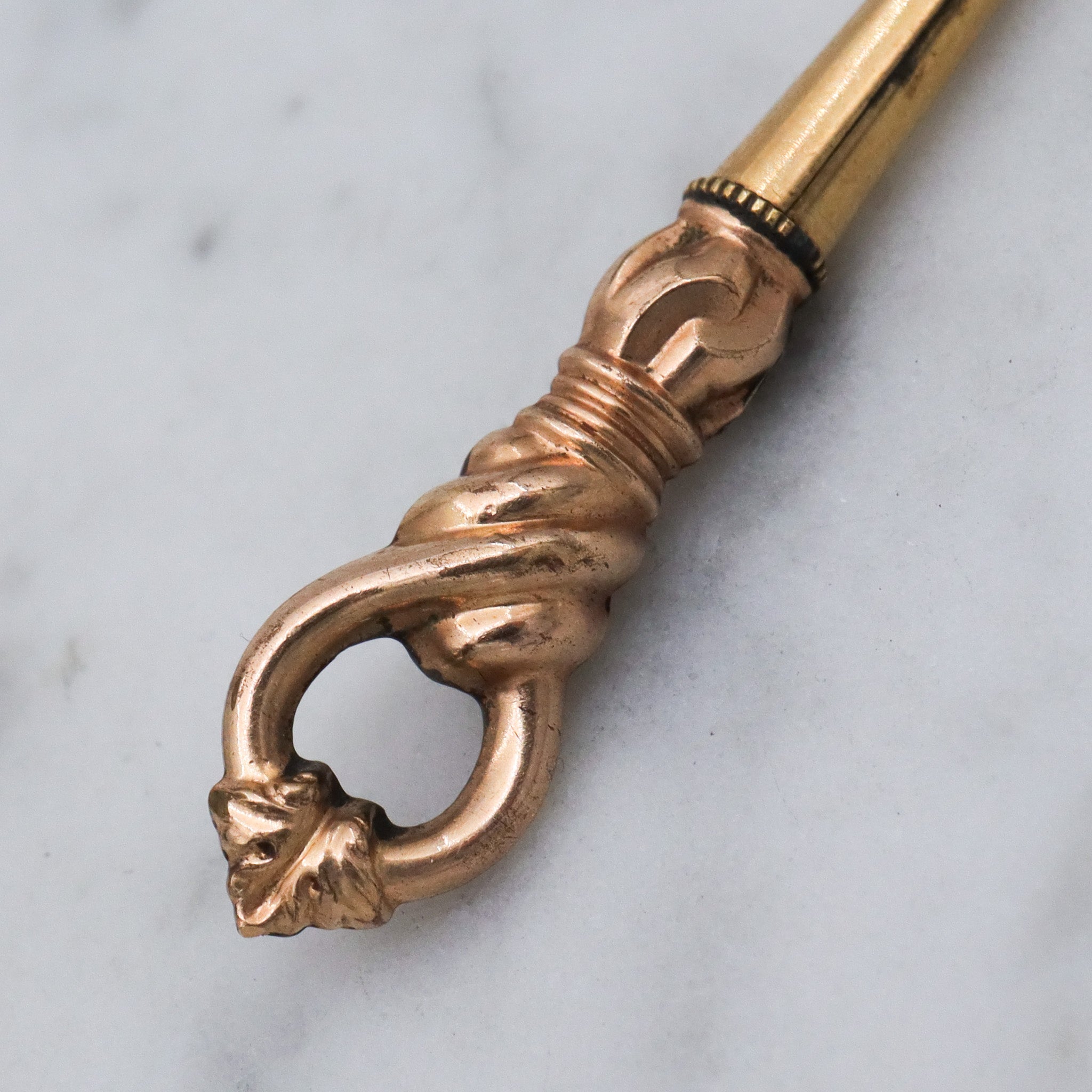 Antique Victorian gold filled watch key fob