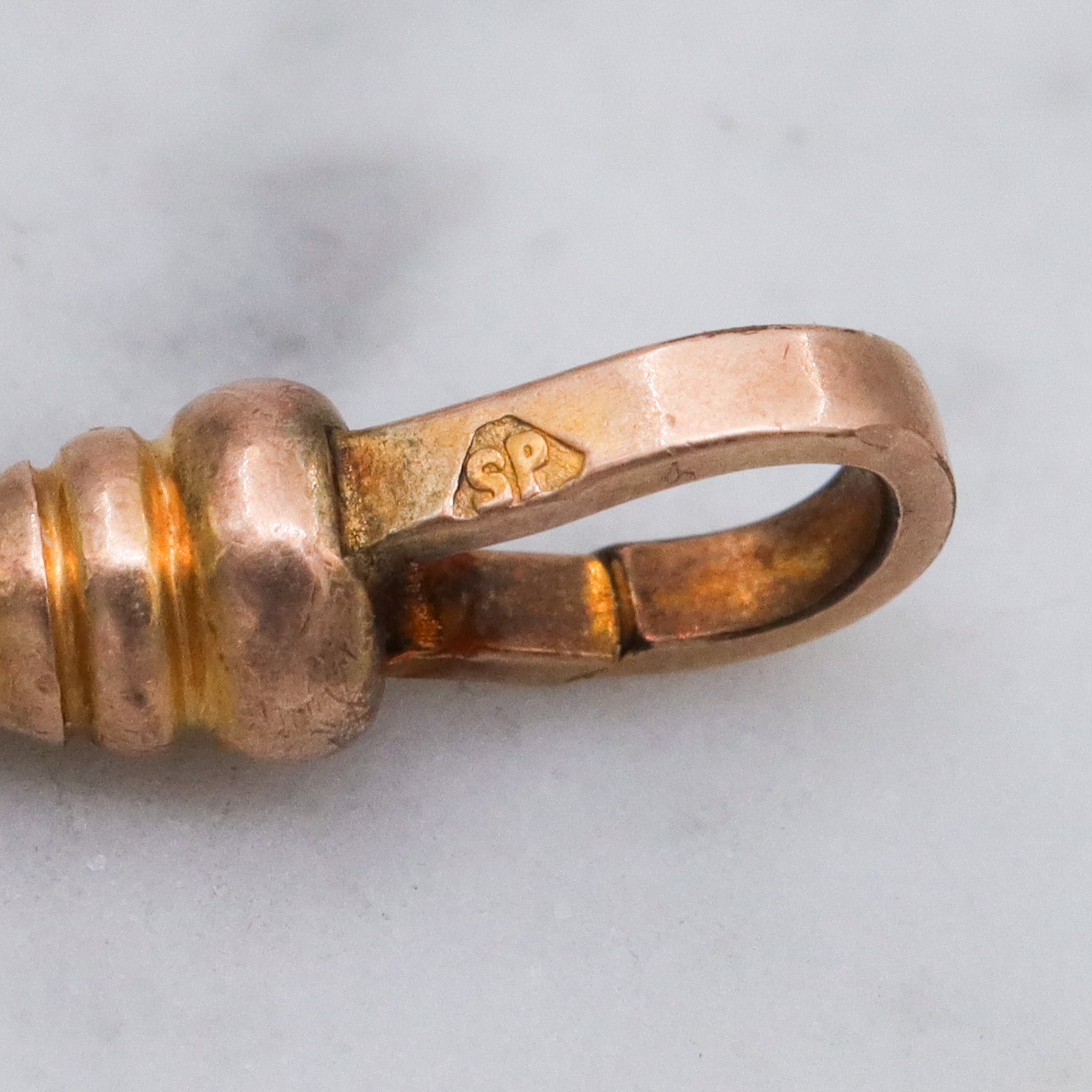 Antique Victorian gold filled dog clip clasp