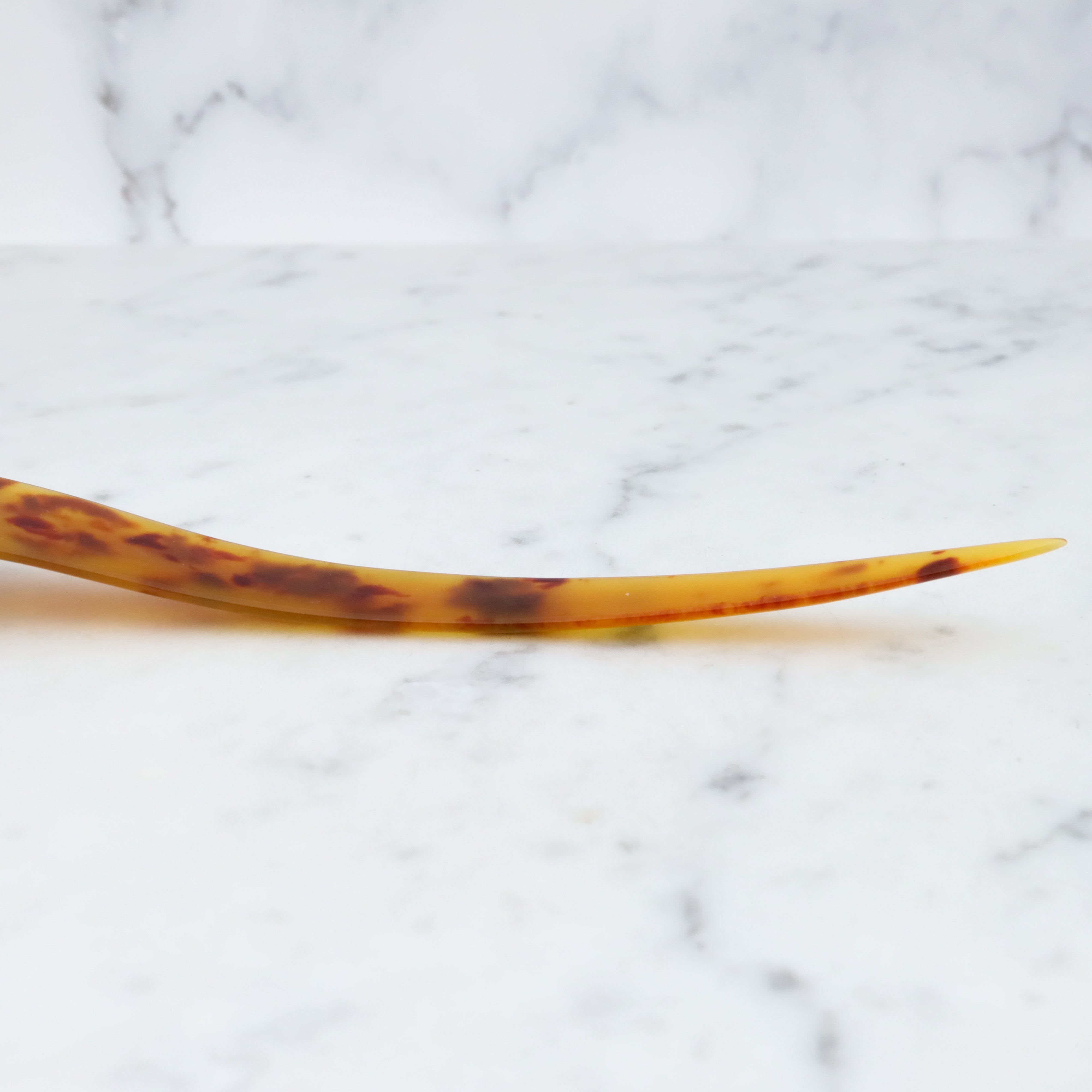 Antique Victorian tortoiseshell & sterling silver hair pin/comb