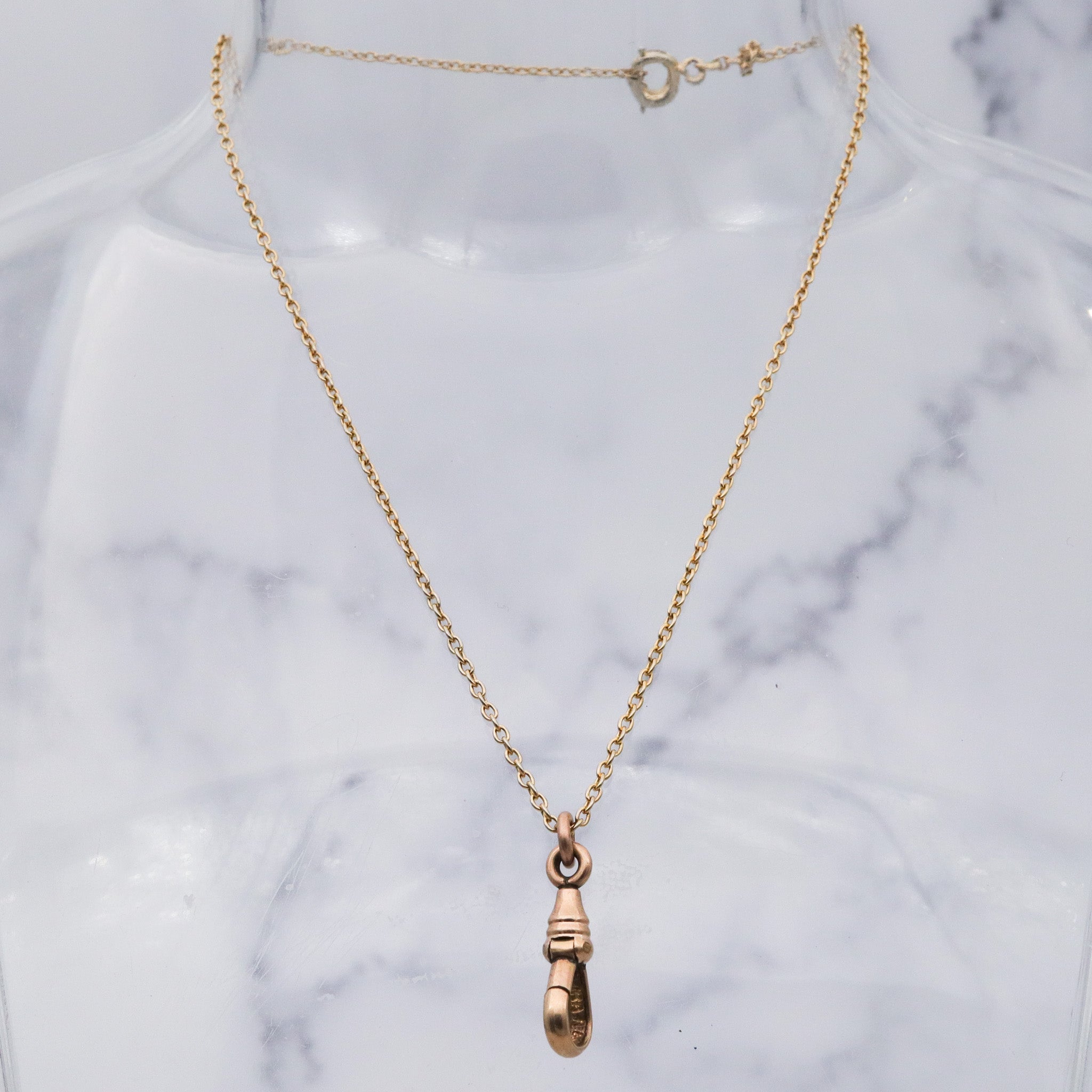 Antique Victorian gold filled dog clip clasp