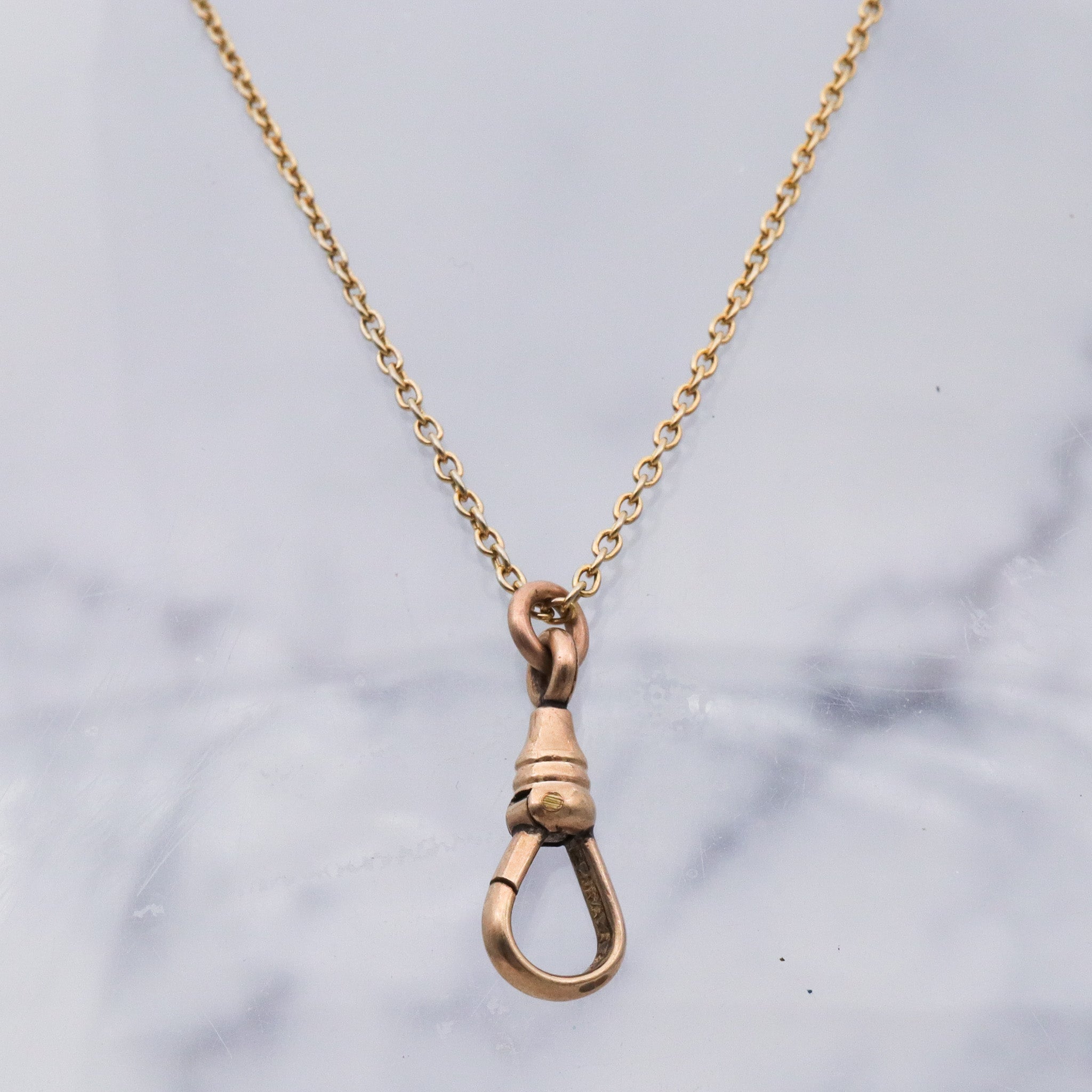 Antique Victorian gold filled dog clip clasp