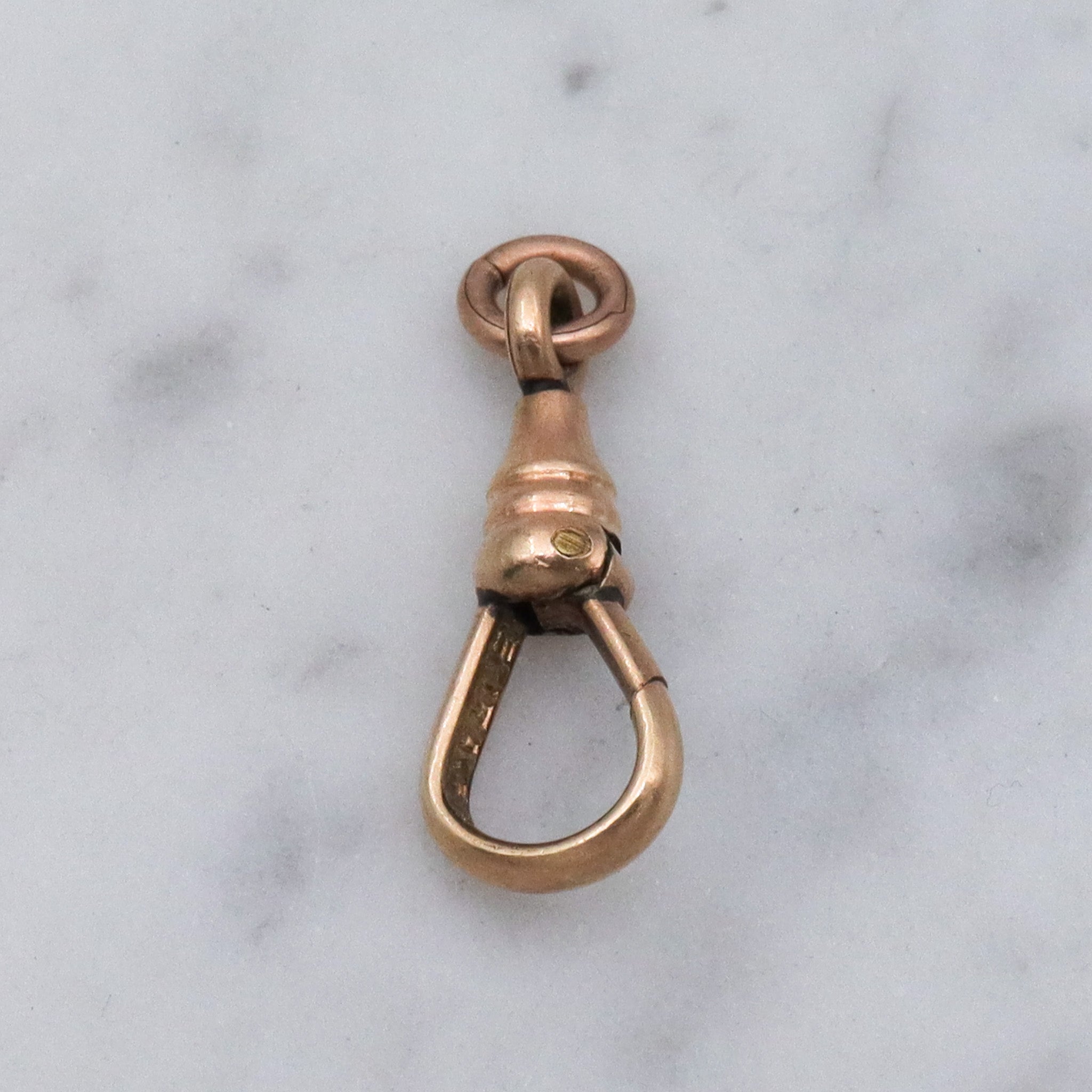 Antique Victorian gold filled dog clip clasp