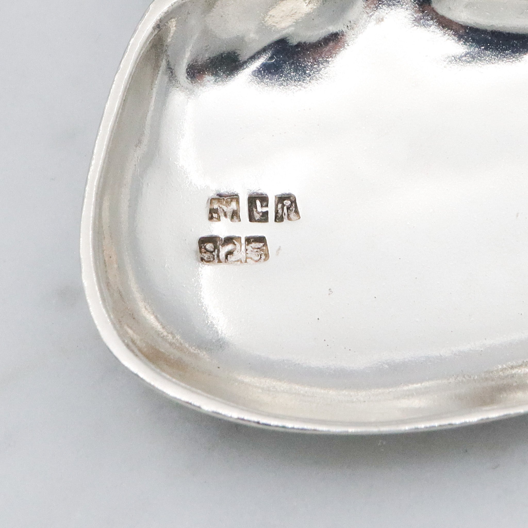 Mid Century Modern Miguel Cisneros Arce structural two part sterling necklace