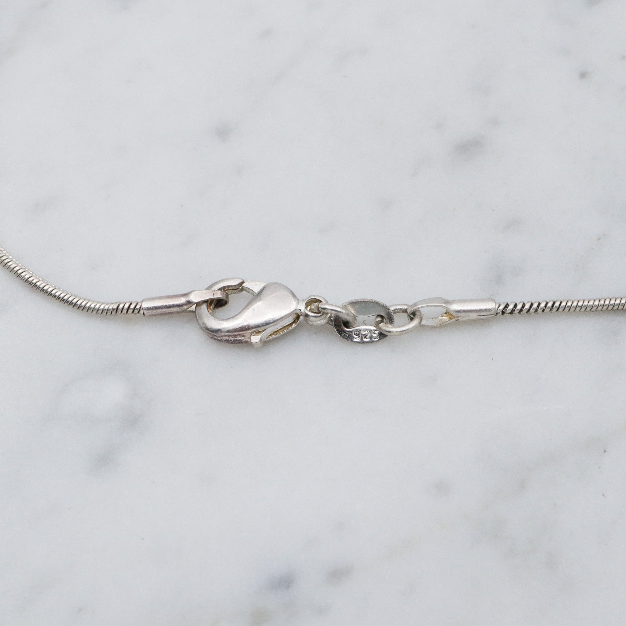 Mid Century Modern Miguel Cisneros Arce structural two part sterling necklace