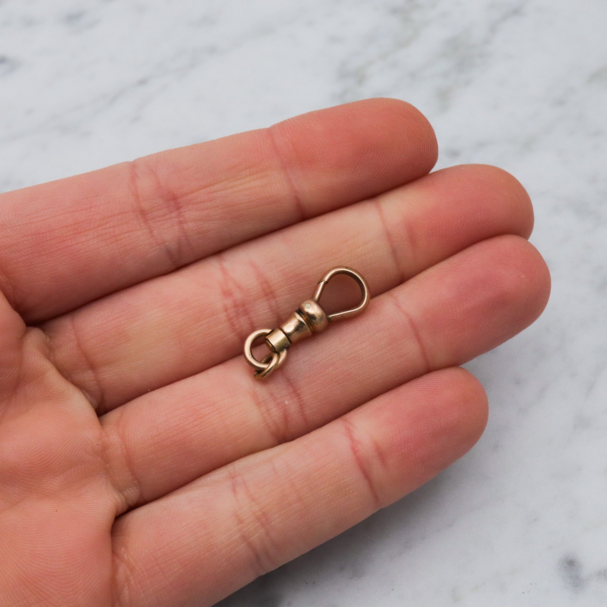 Antique Victorian gold filled dog clip clasp