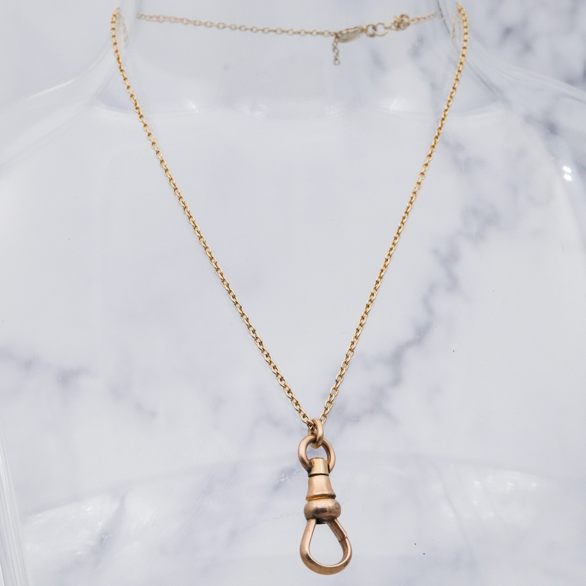 Antique Victorian gold filled dog clip clasp