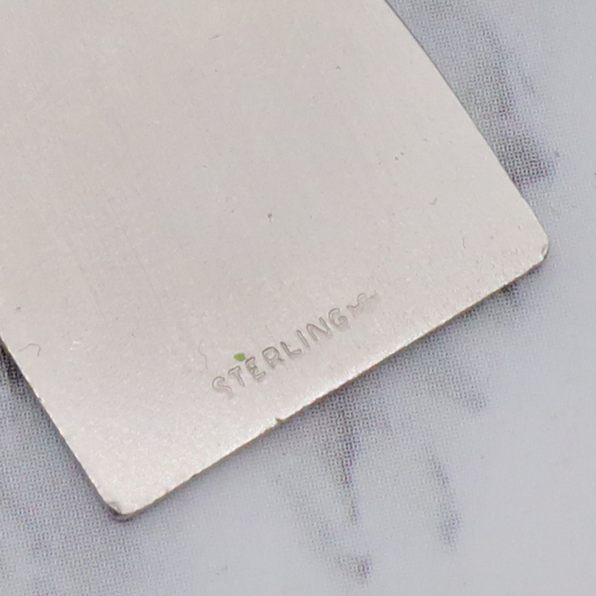 Vintage sterling and enamel Mary & Child stained glass window pendant