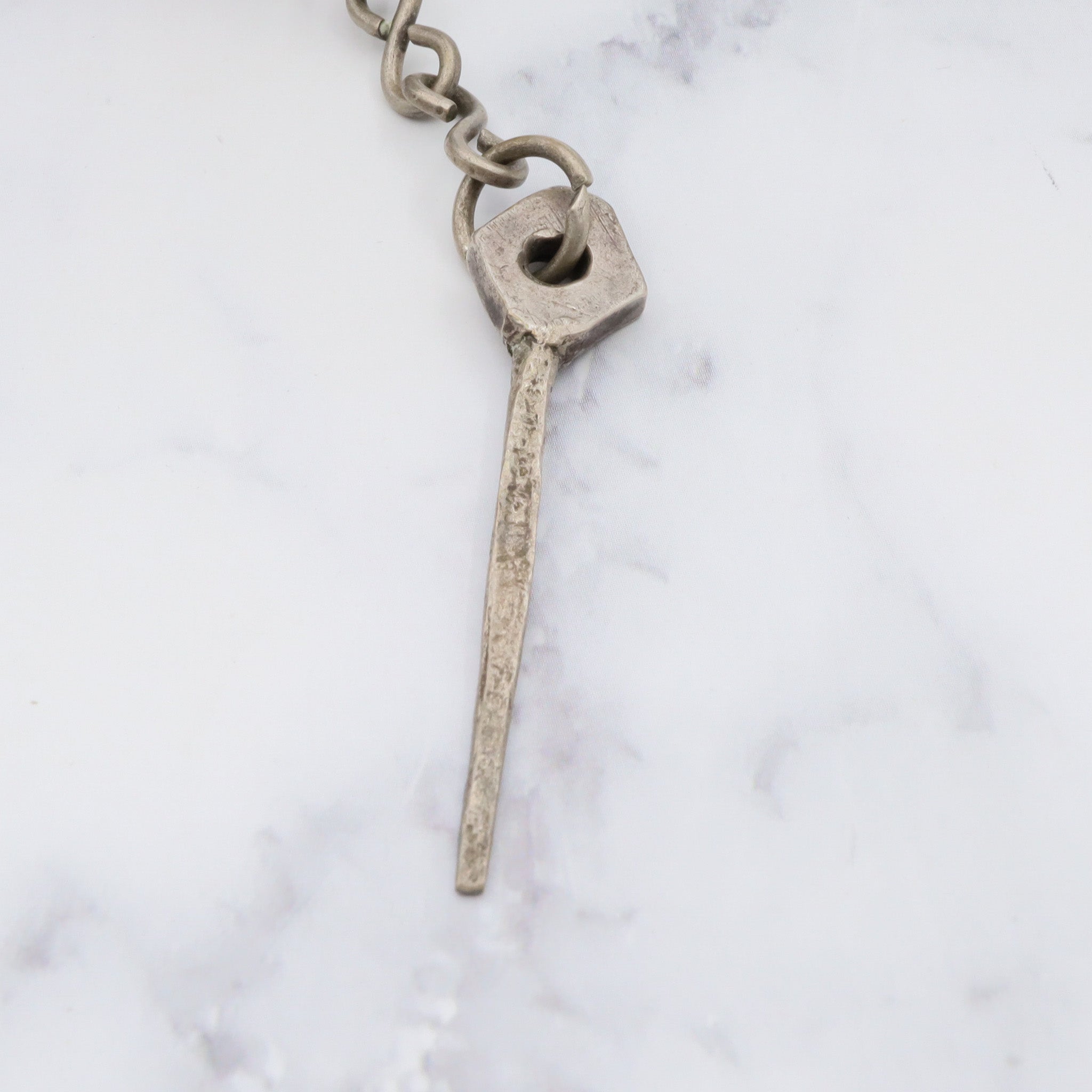 Antique Moroccan Berber sterling silver enamel and glass hinged cuff bracelet