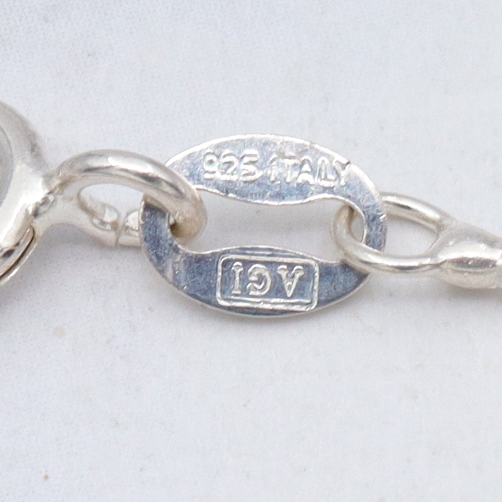 Vintage sterling shell cameo pendant necklace, 18