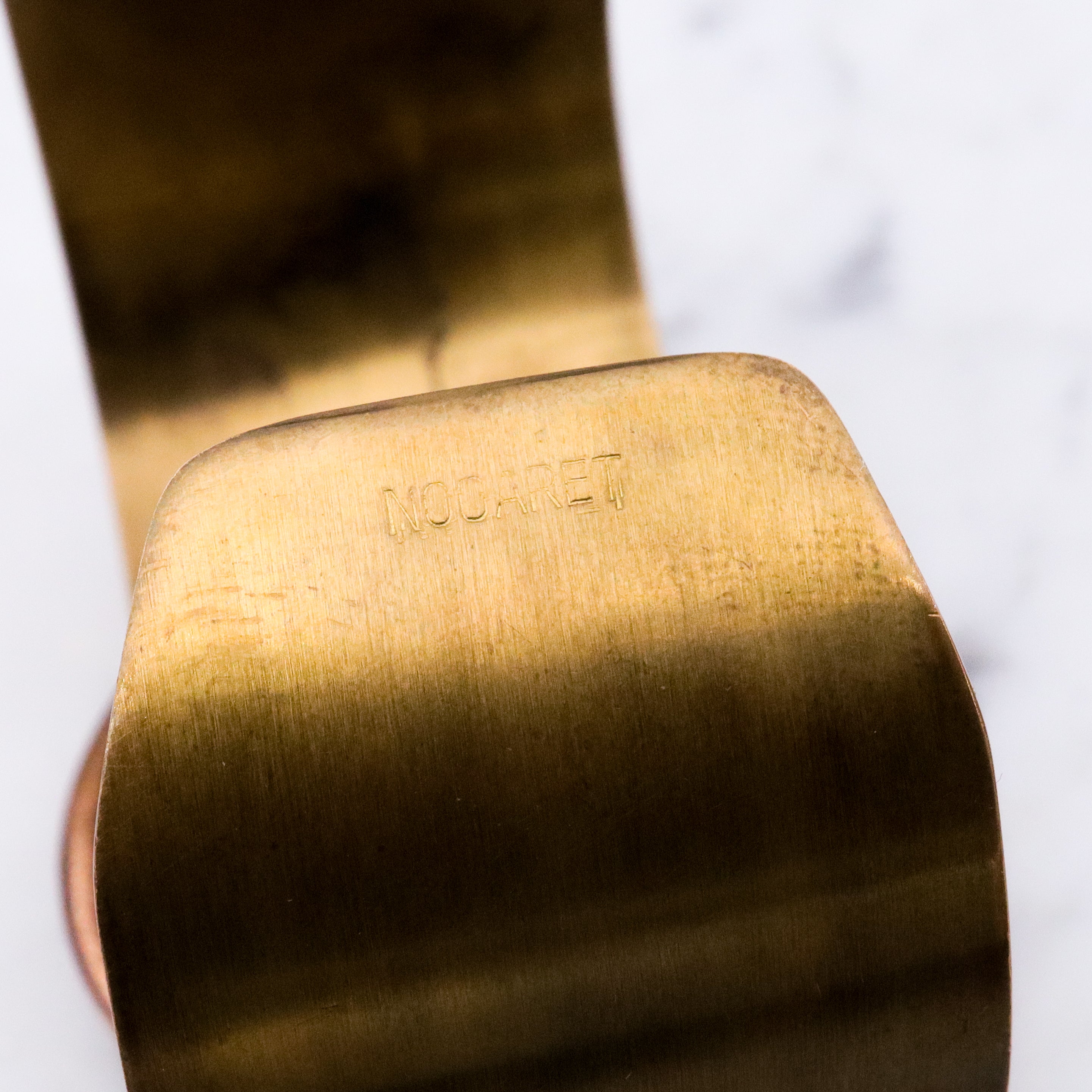 Mid Century Henri Nogaret designed copper and brass cuff bracelet & pendant set