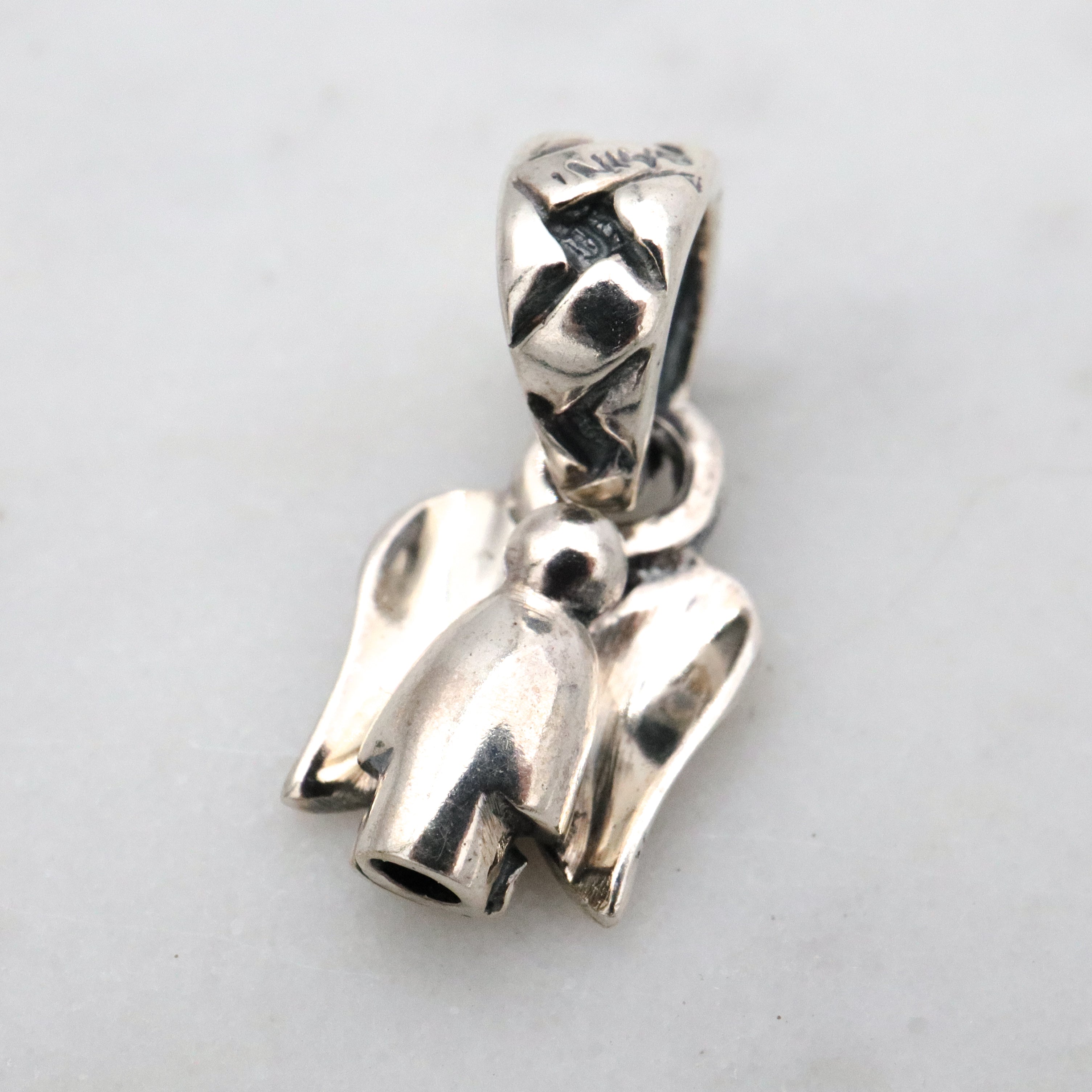 Vintage Saint by Sarah Jane sterling angel charm pendant