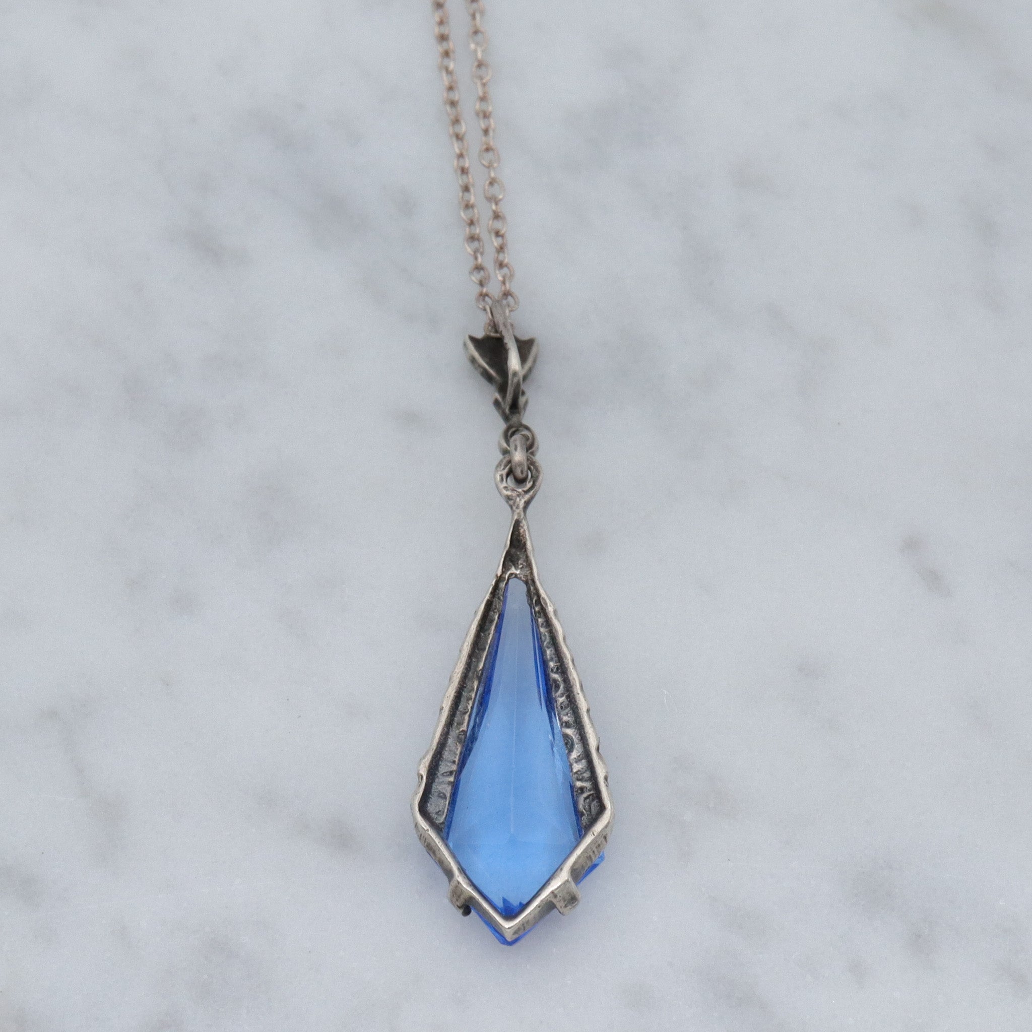 Antique enameled sterling figural camel pendant