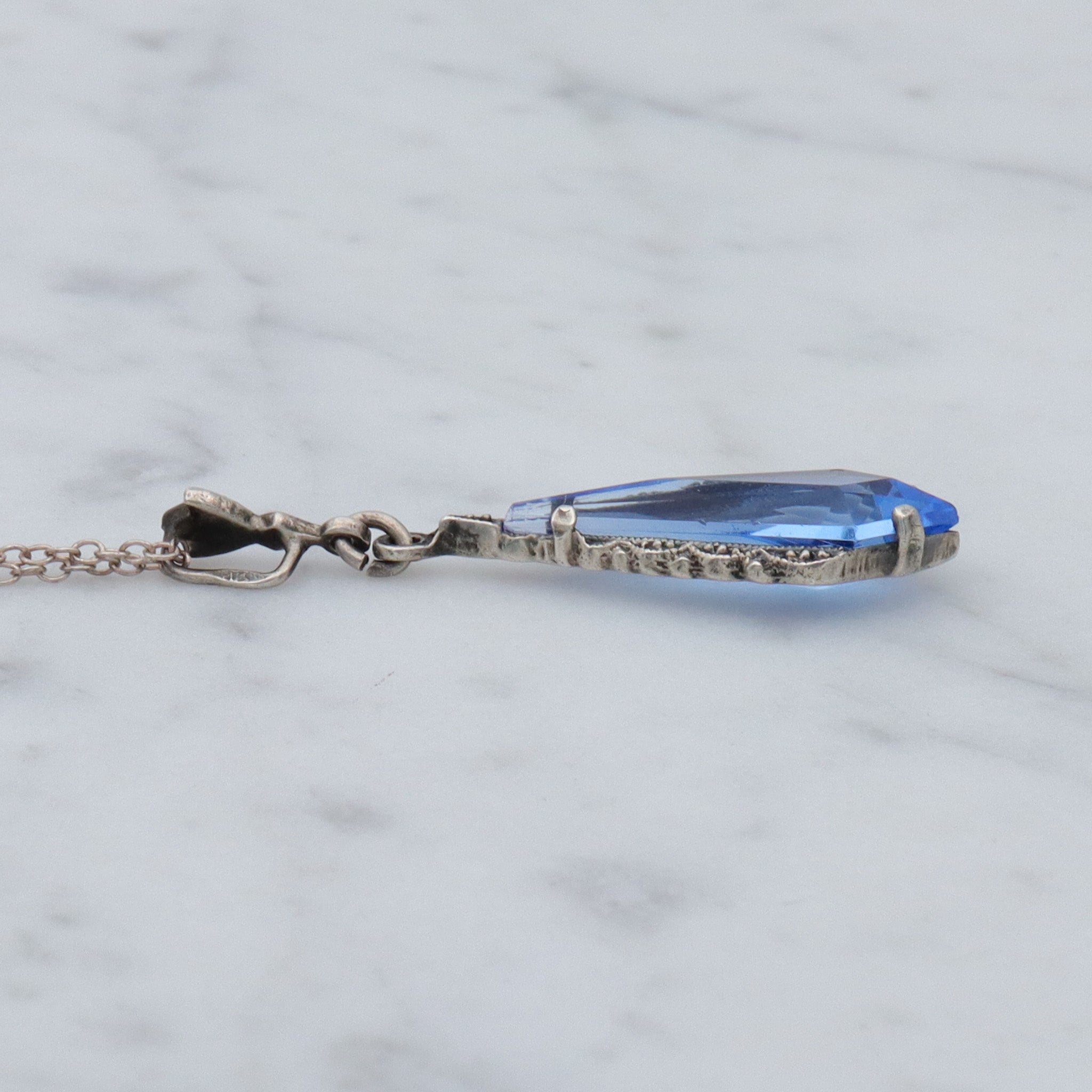 Antique enameled sterling figural camel pendant