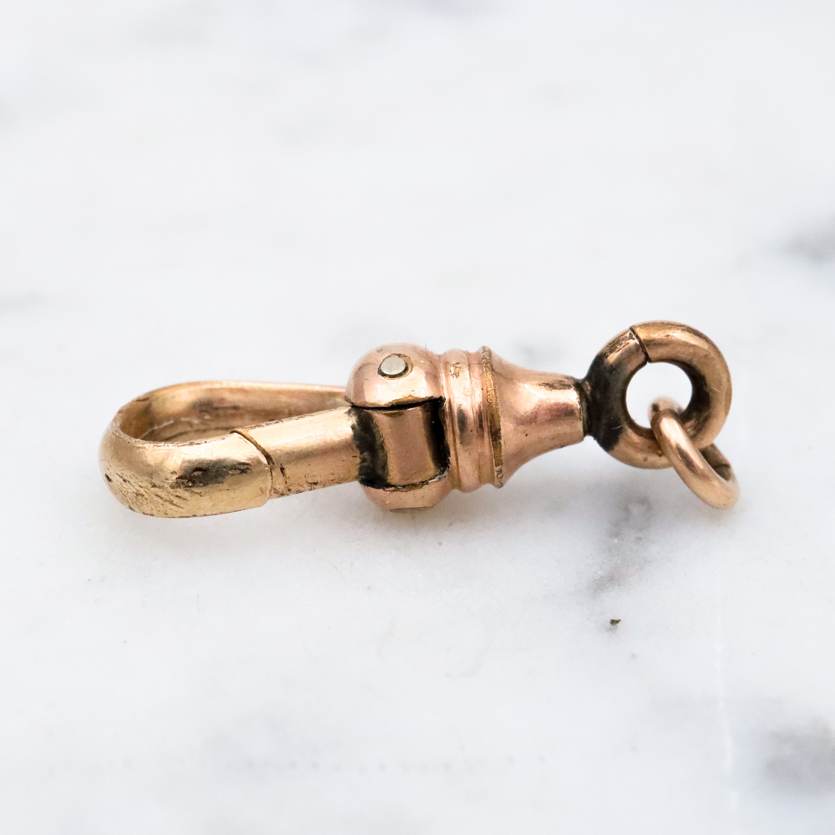 Antique Victorian gold filled dog clip clasp