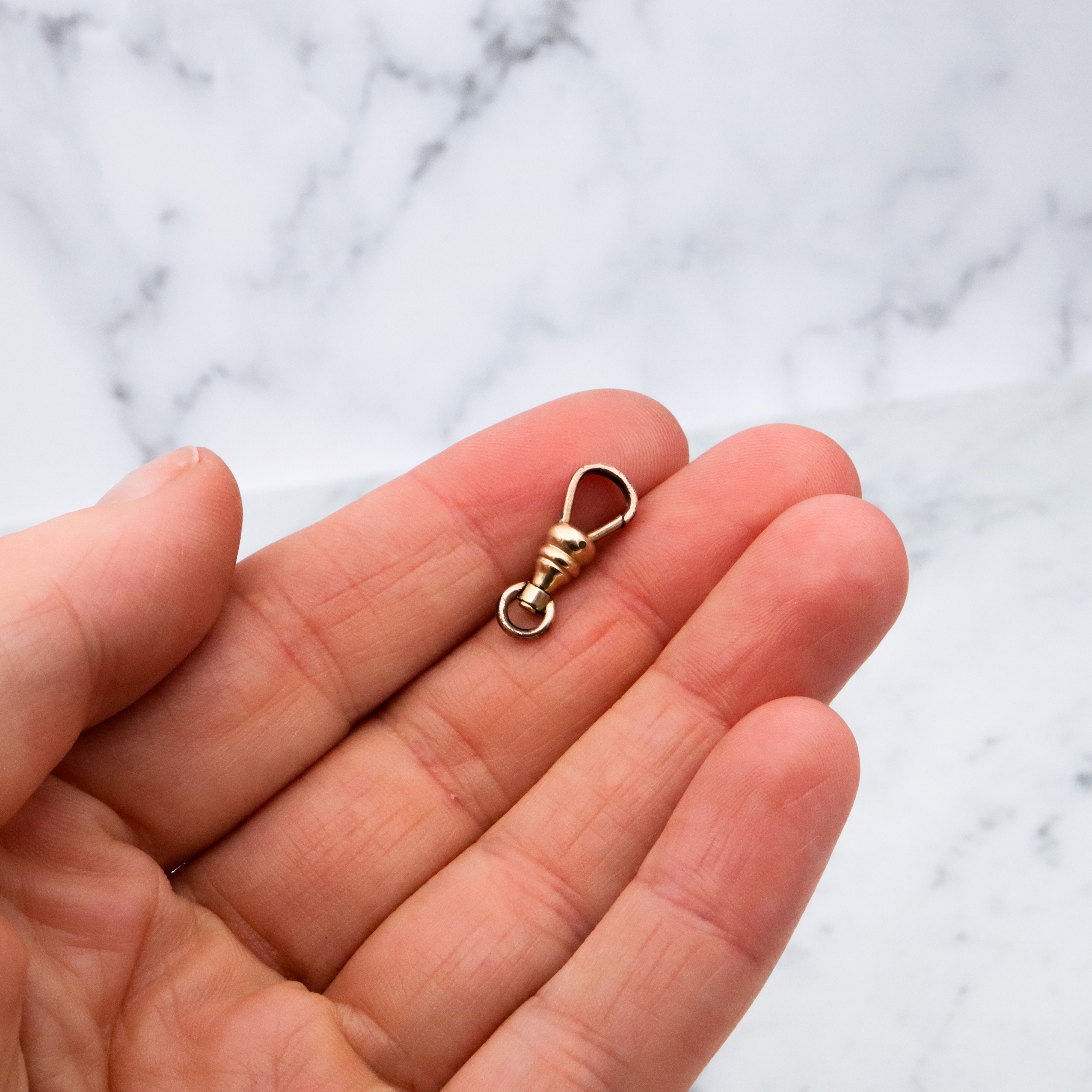 Antique Victorian gold filled dog clip clasp