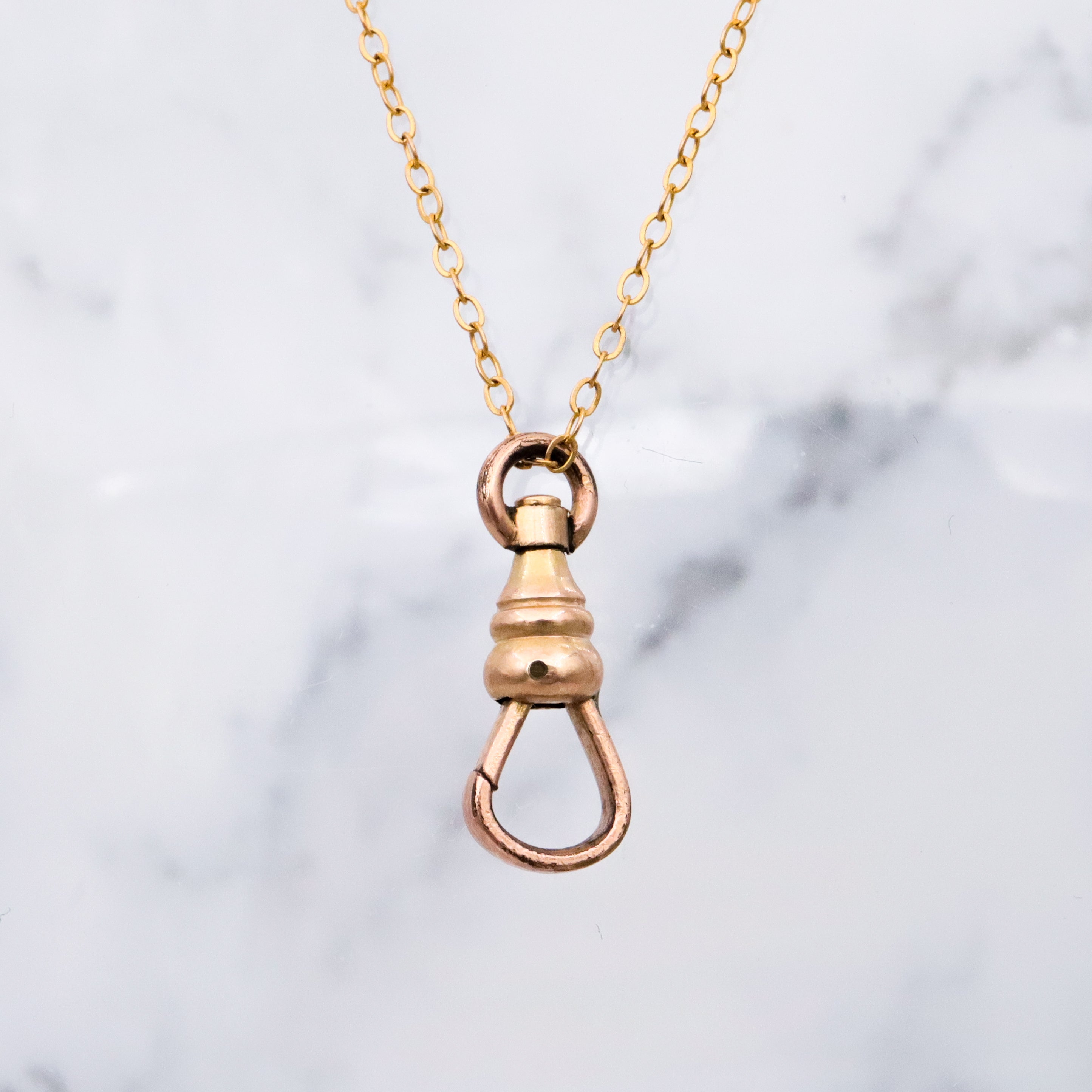 Antique Victorian gold filled dog clip clasp