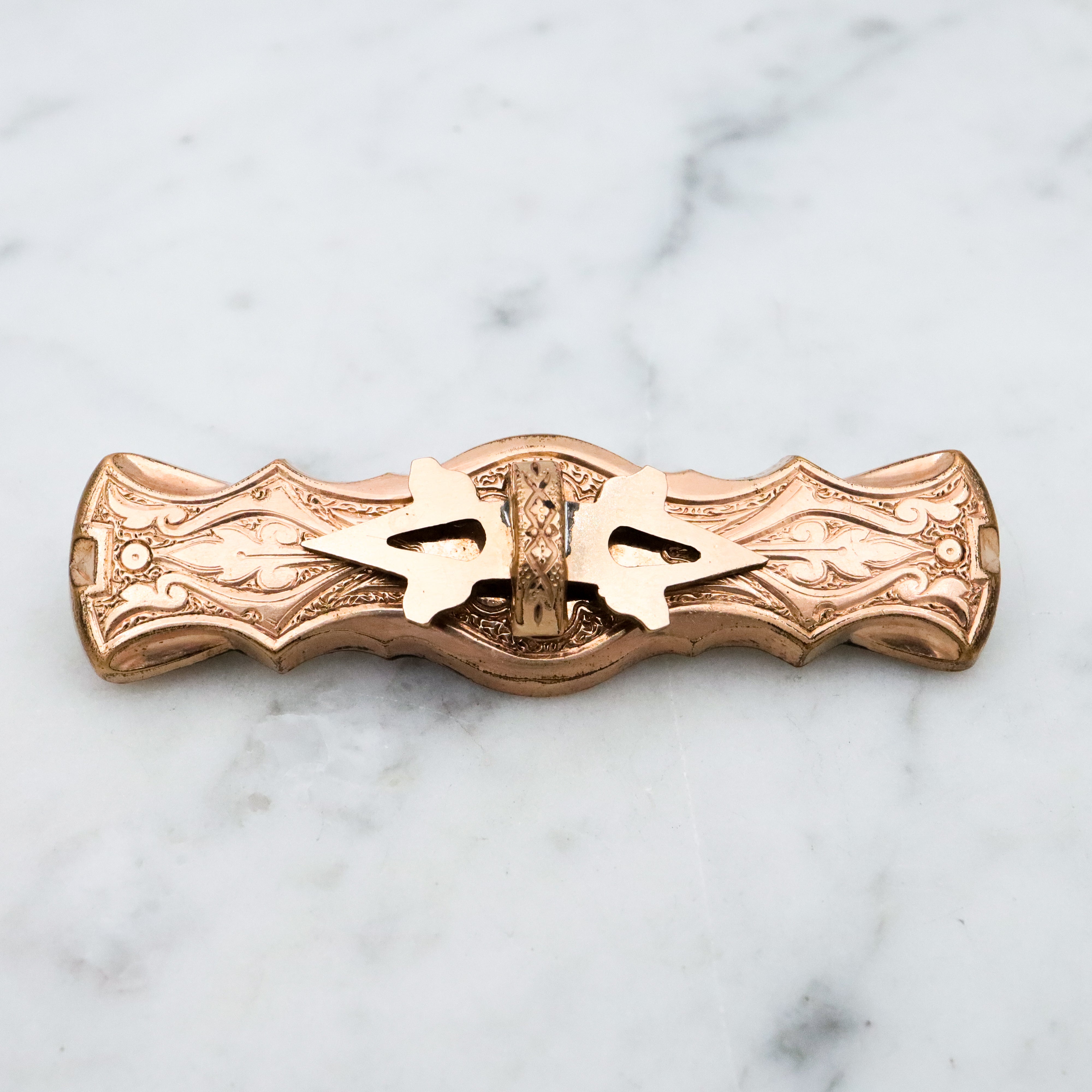 Antique Victorian gold filled bar pin
