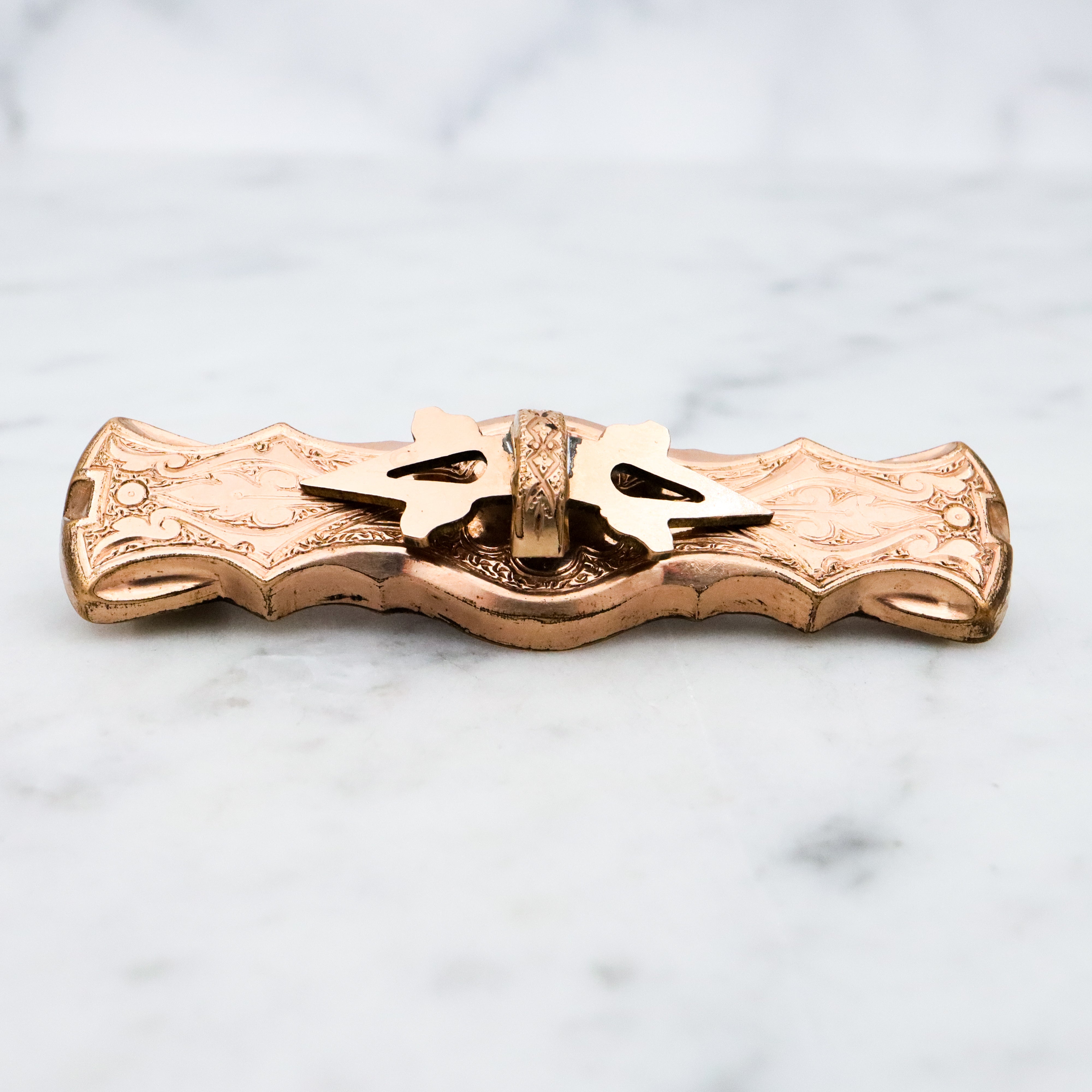 Antique Victorian gold filled bar pin