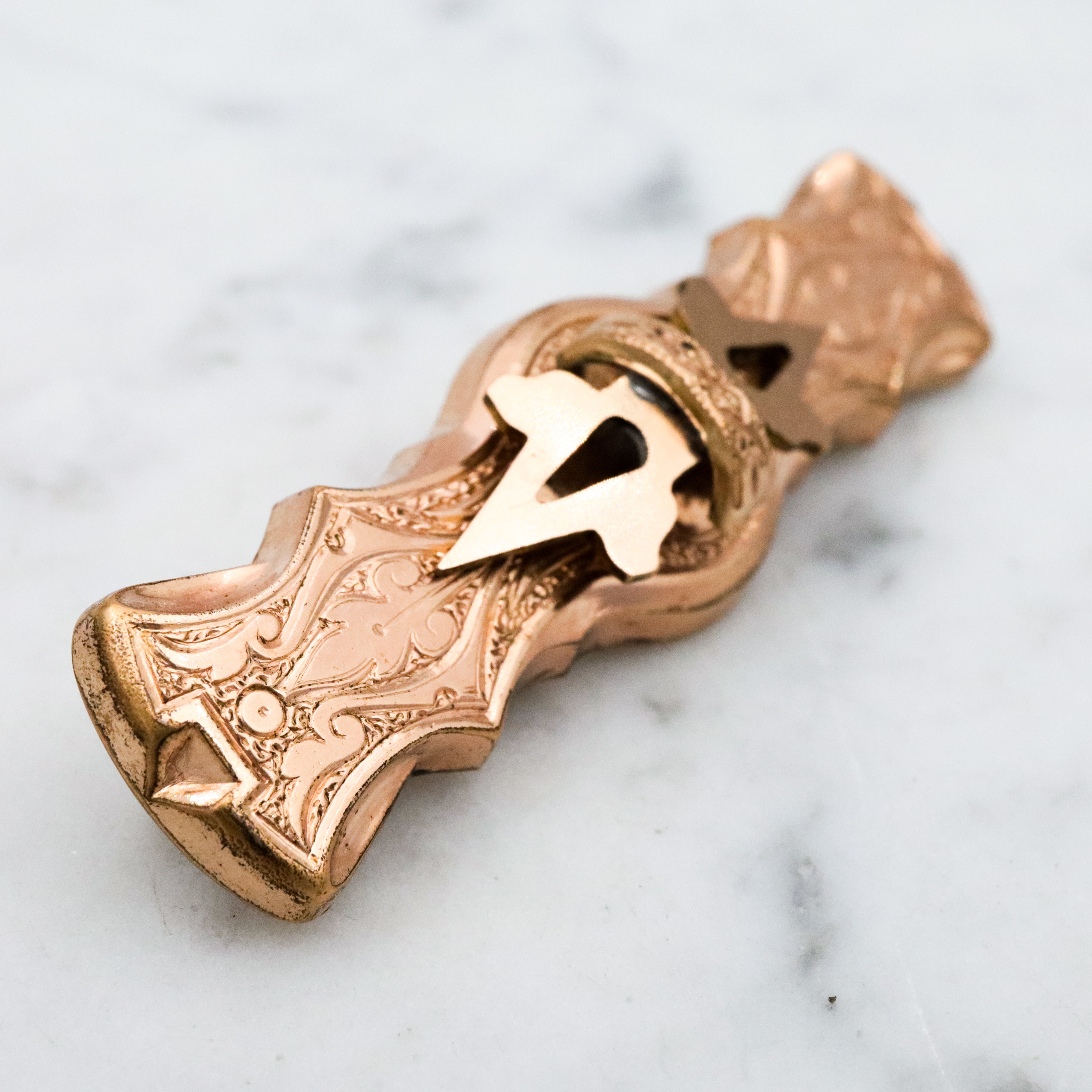 Antique Victorian gold filled bar pin