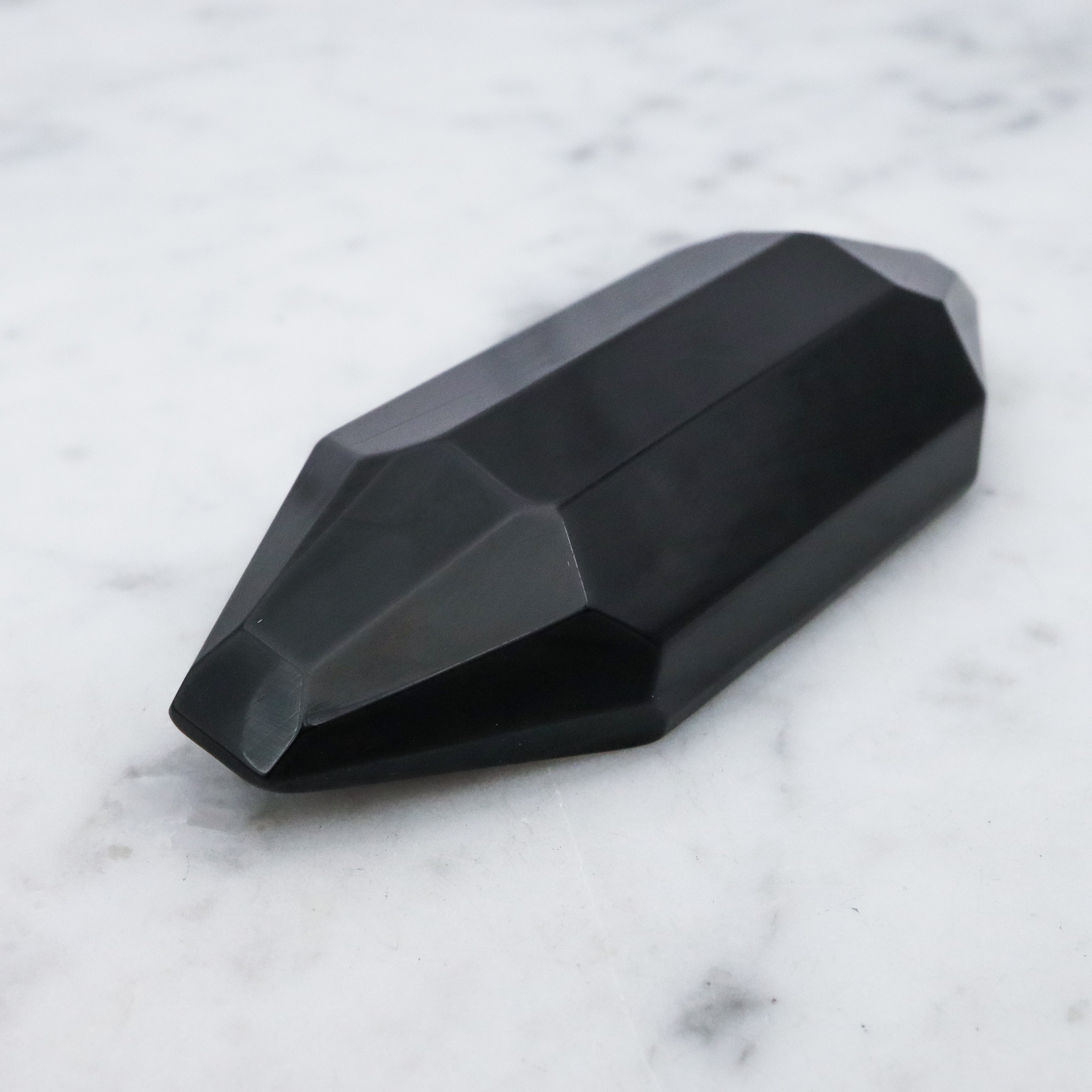 Antique Art Deco black bakelite brooch