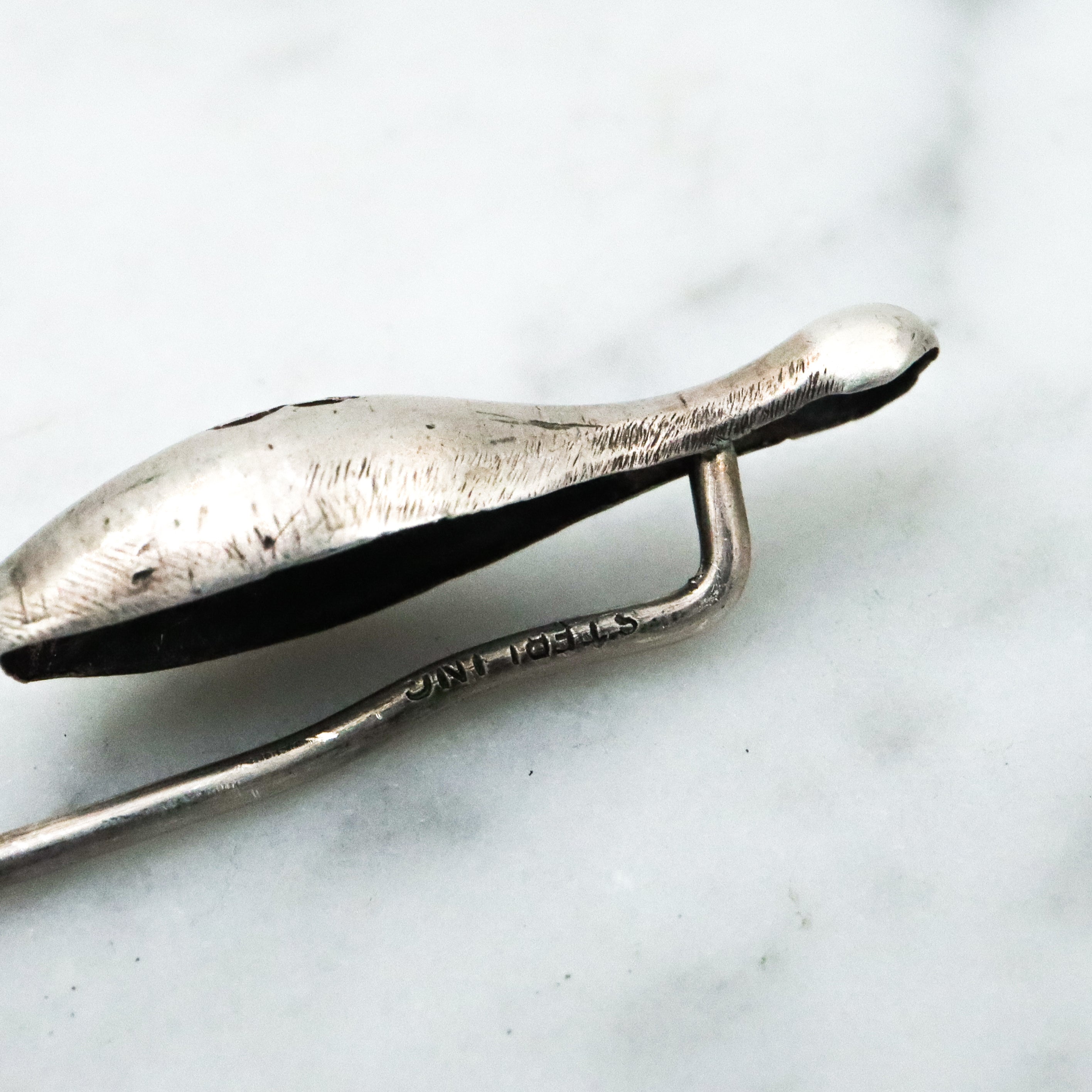 Antique 1893 figural bowling pin stick pin