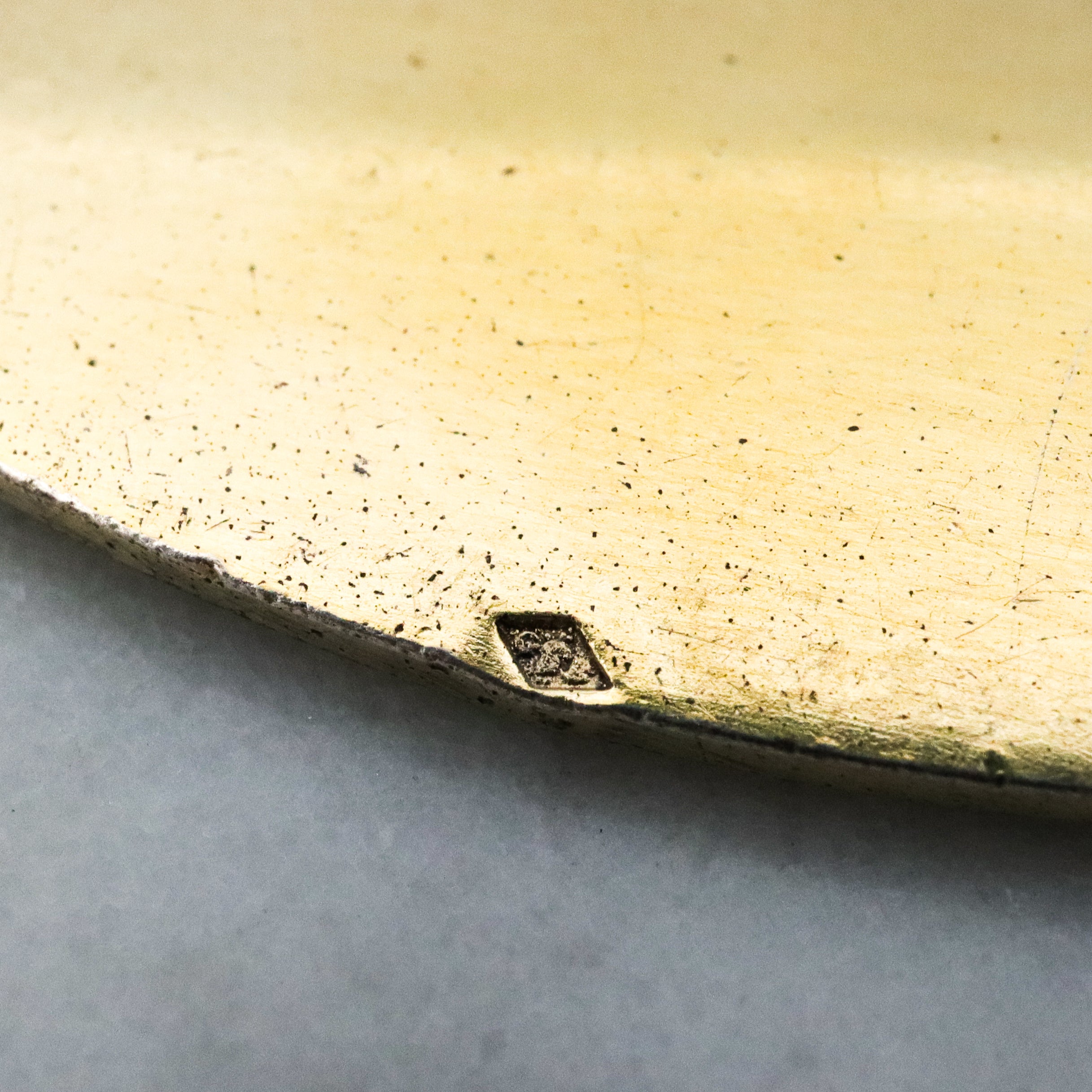 Antique French Victorian gilt silver turquoise hinged chatelaine clip