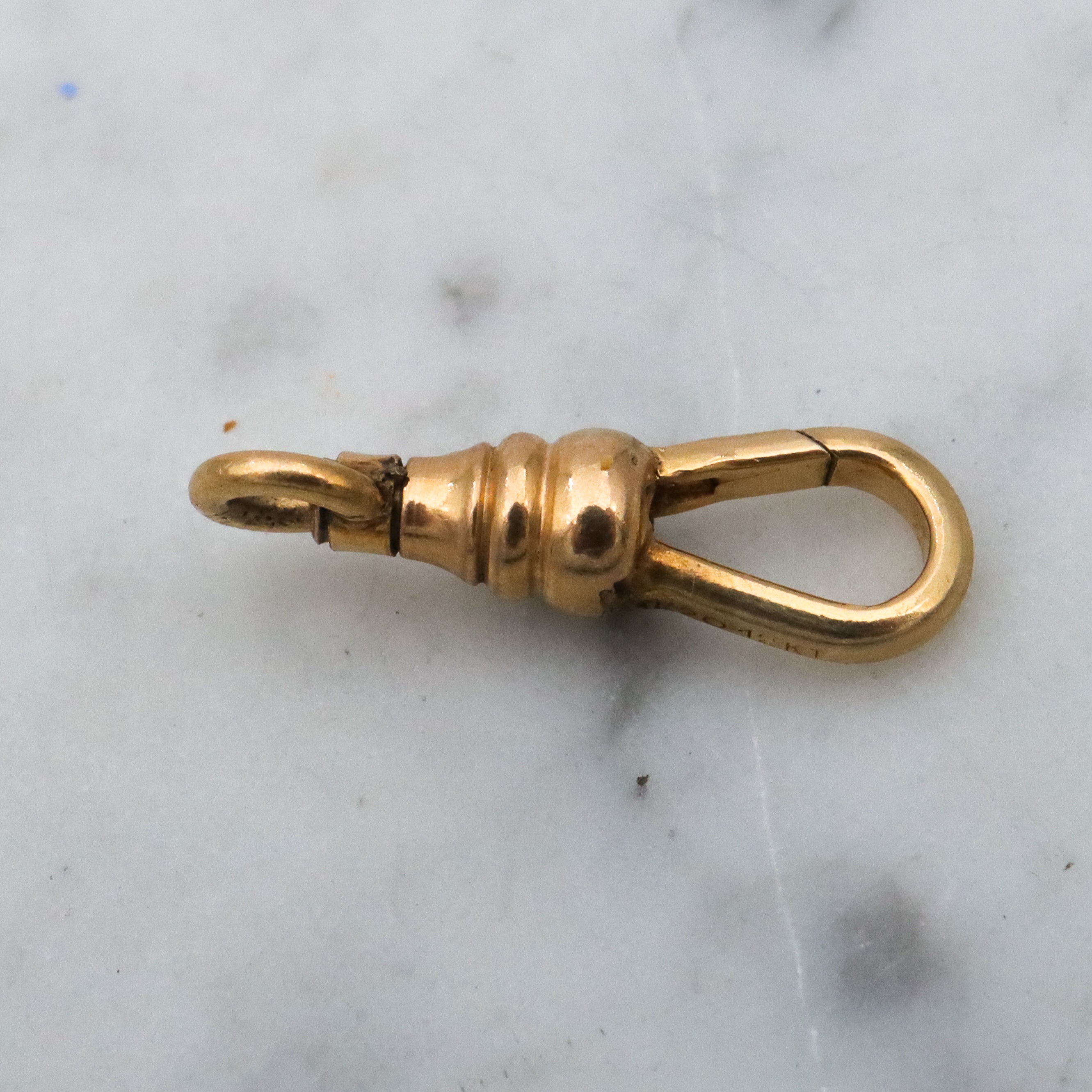 Antique Victorian 12k gold filled dog clip clasp