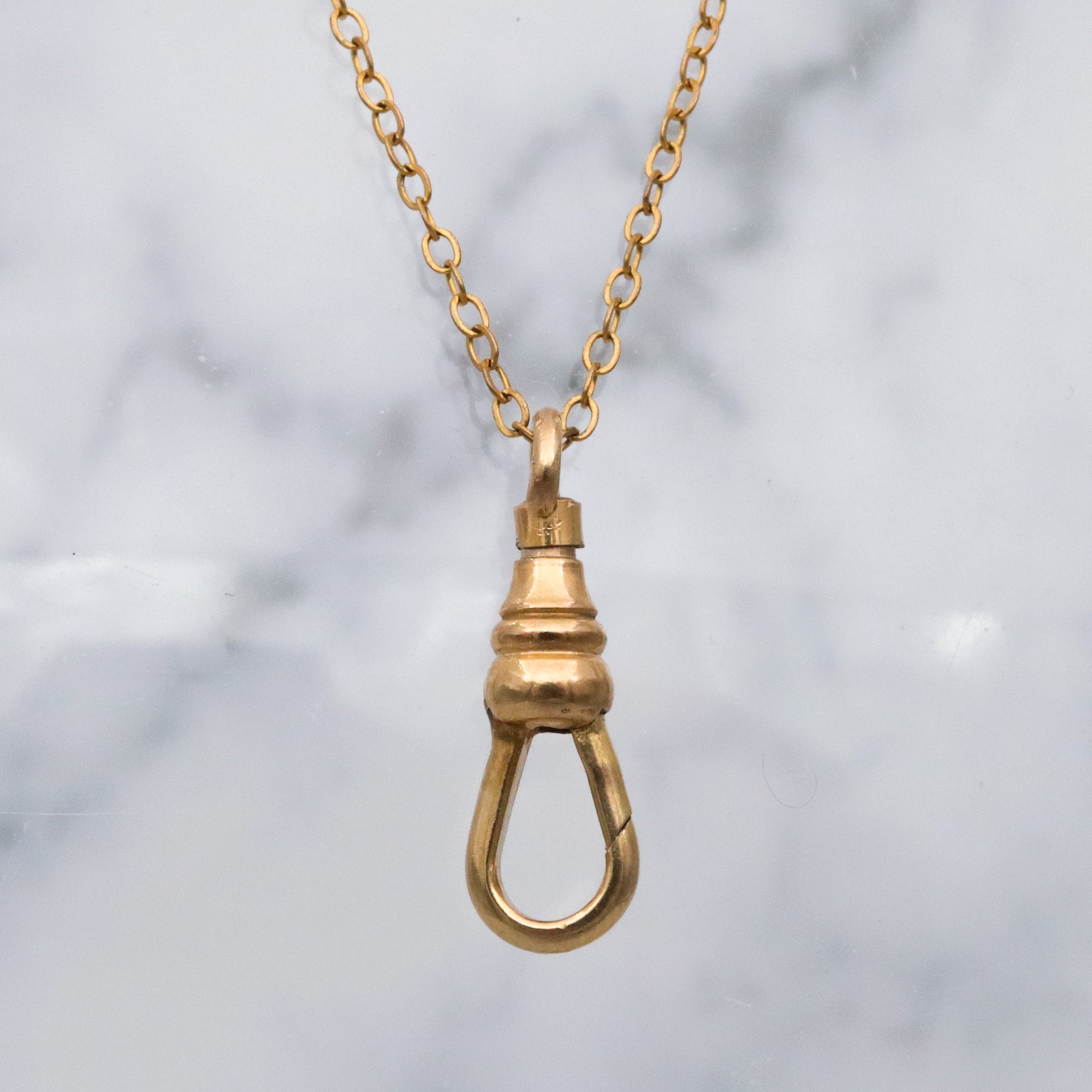 Antique Victorian 12k gold filled dog clip clasp