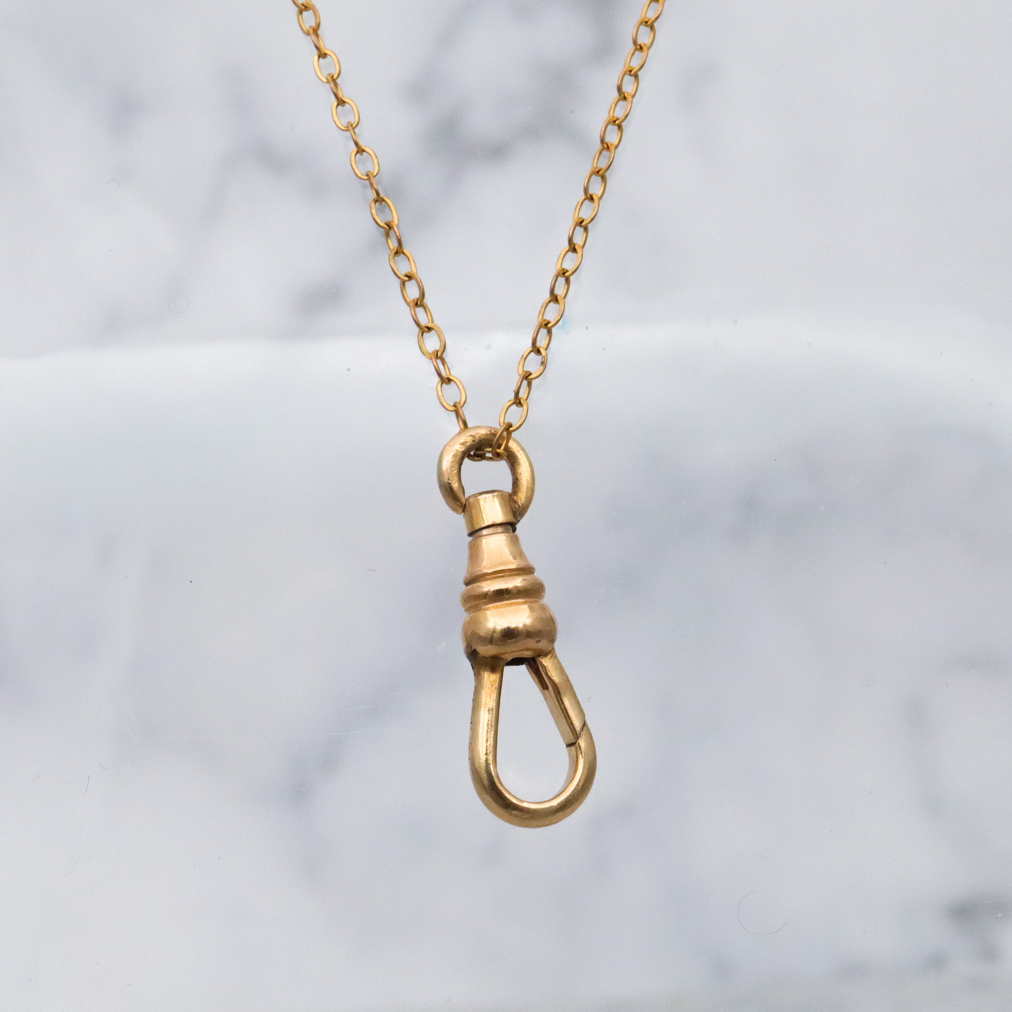 Antique Victorian 12k gold filled dog clip clasp