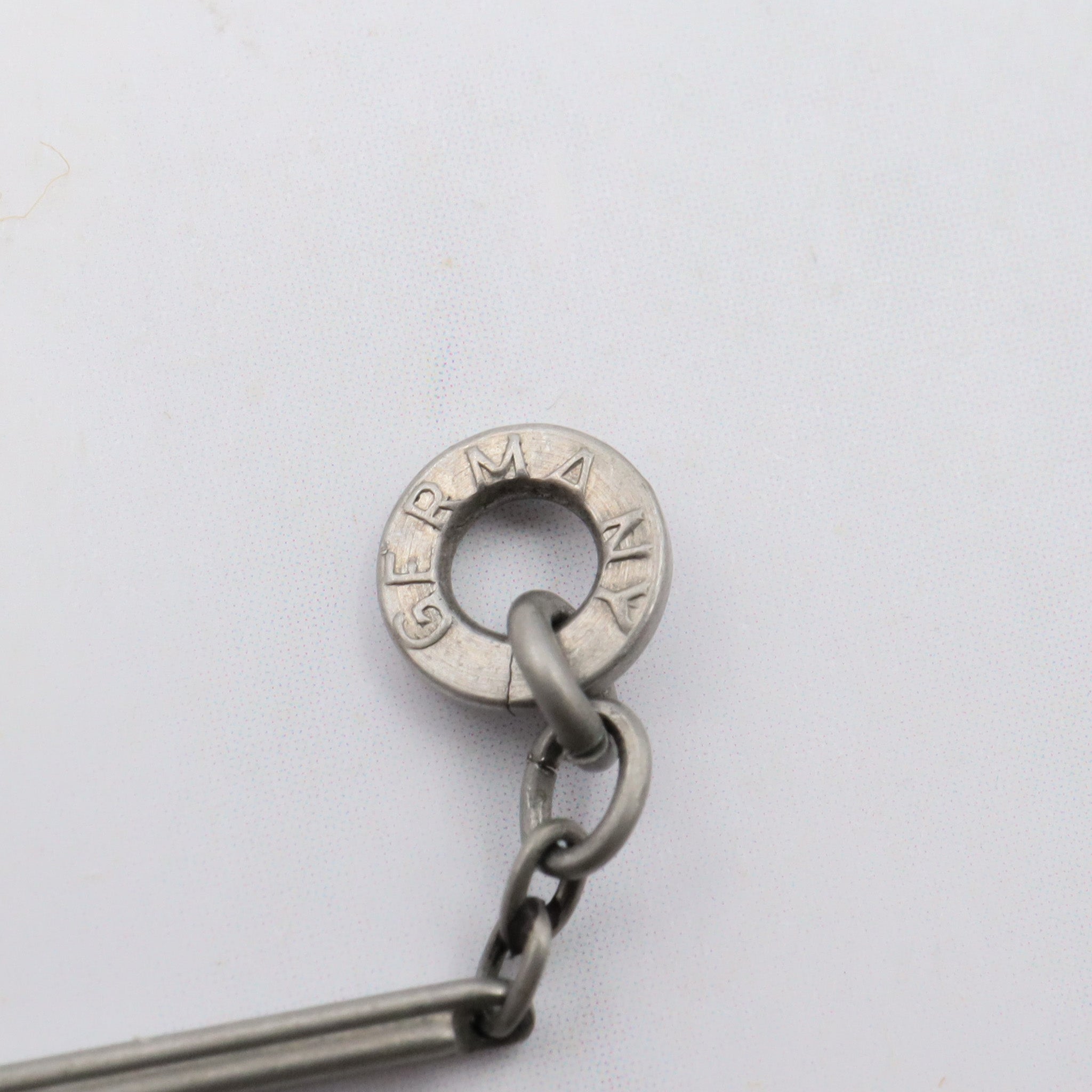 Antique German art deco sterling, amber glass & pearl necklace, 29