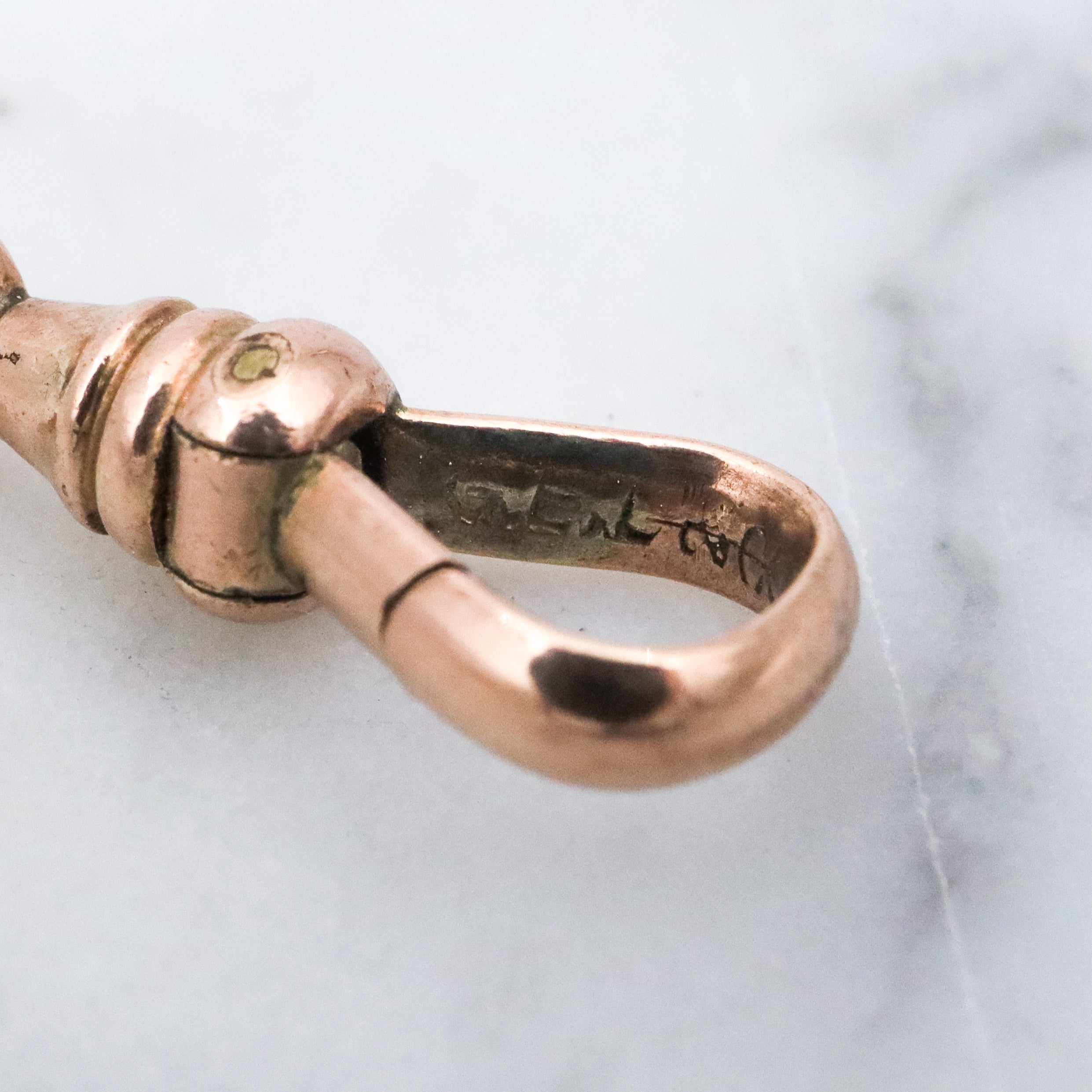 Antique Victorian gold filled dog clip clasp