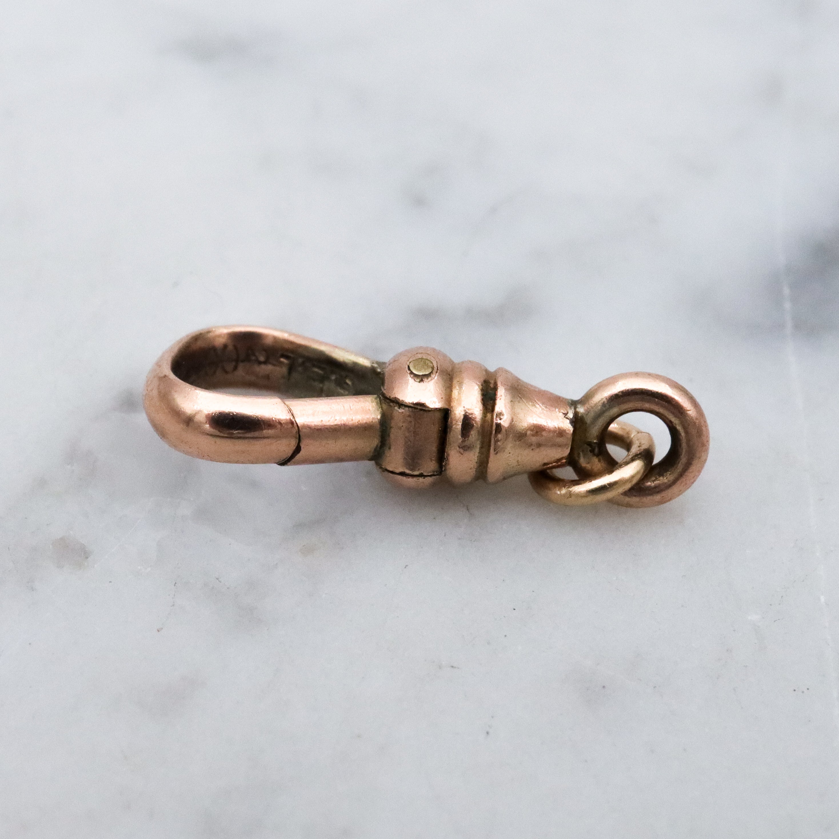 Antique Victorian gold filled dog clip clasp