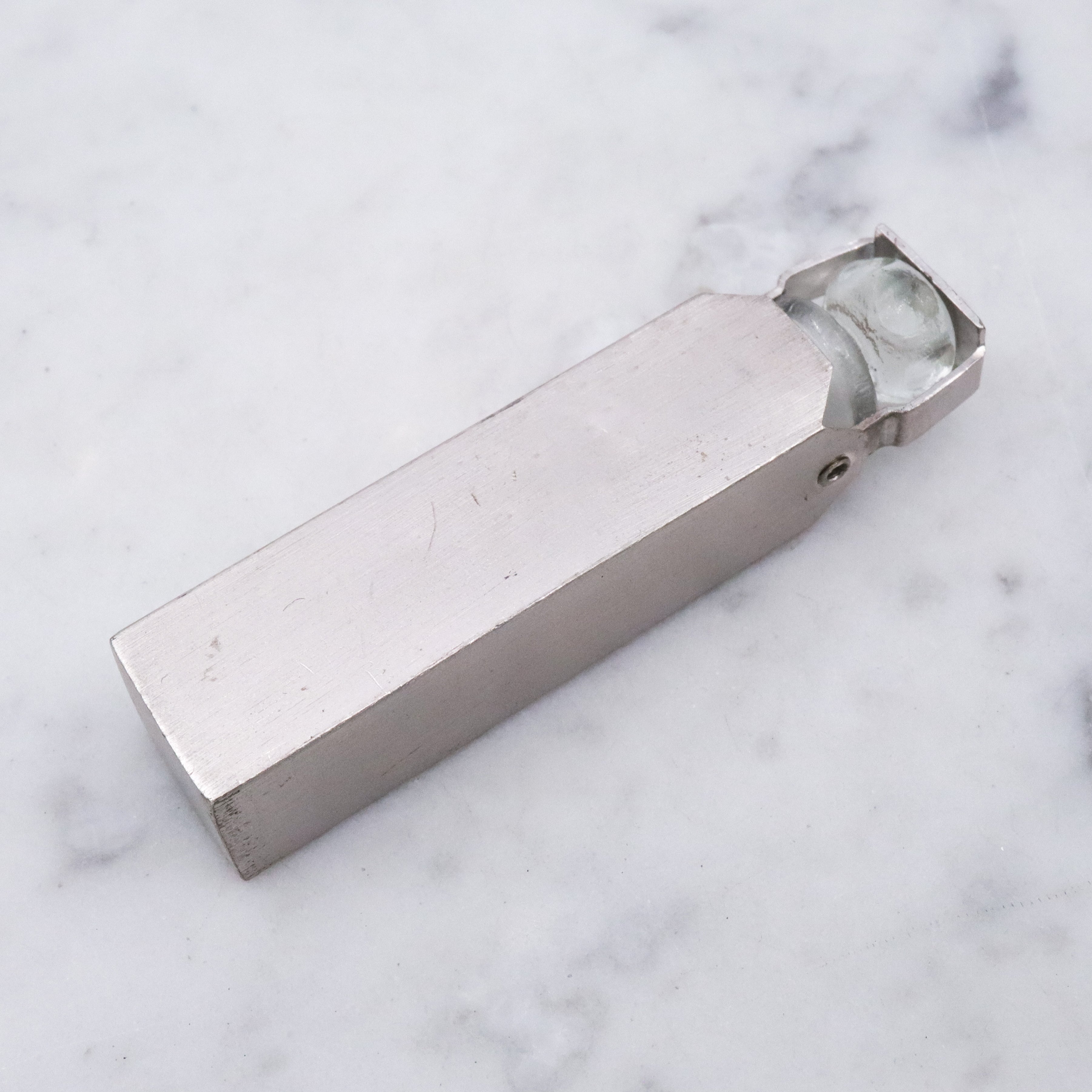 Antique Art Deco R. Blackinton & Co. sterling and glass spring loaded perfume