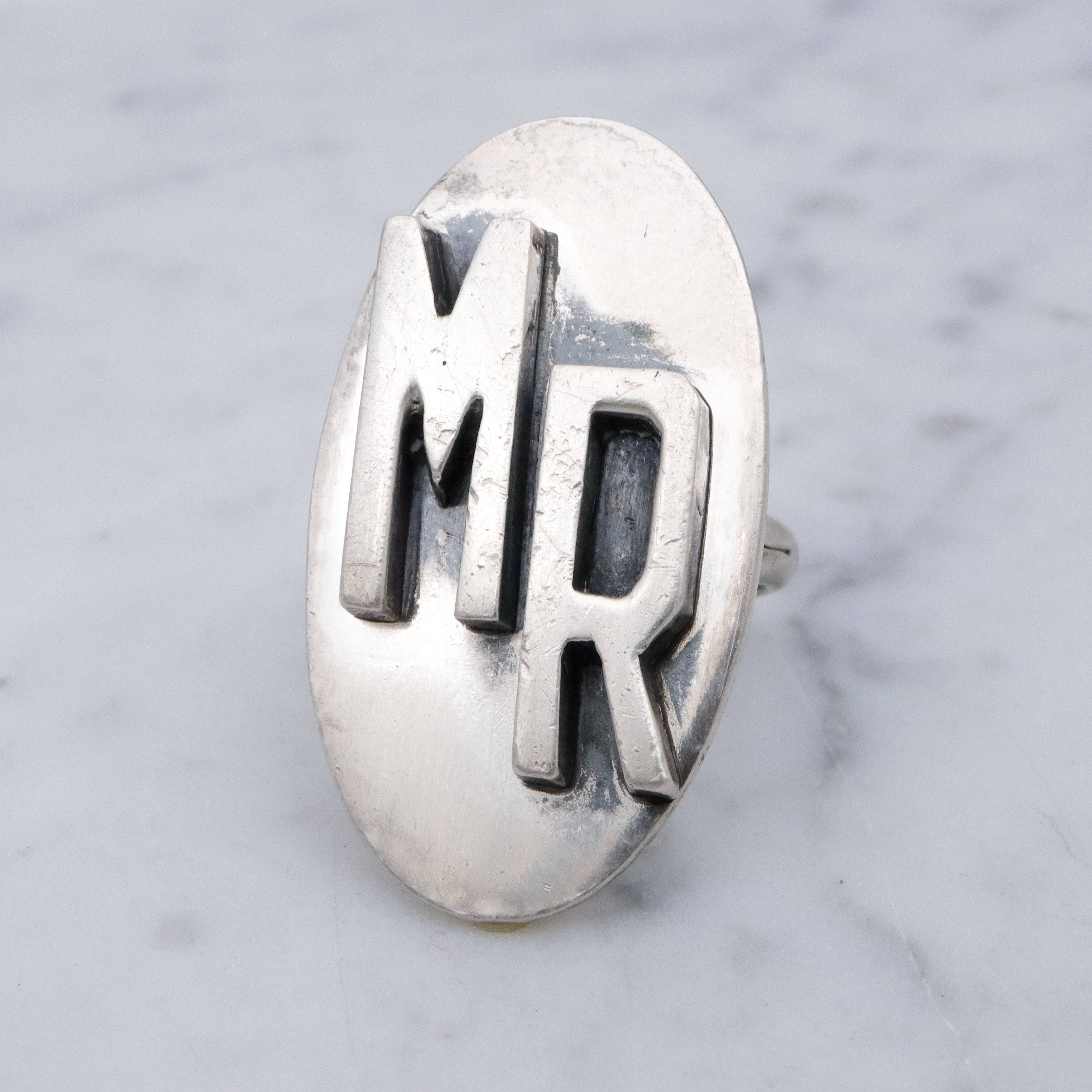 Mid Century sterling block letter 