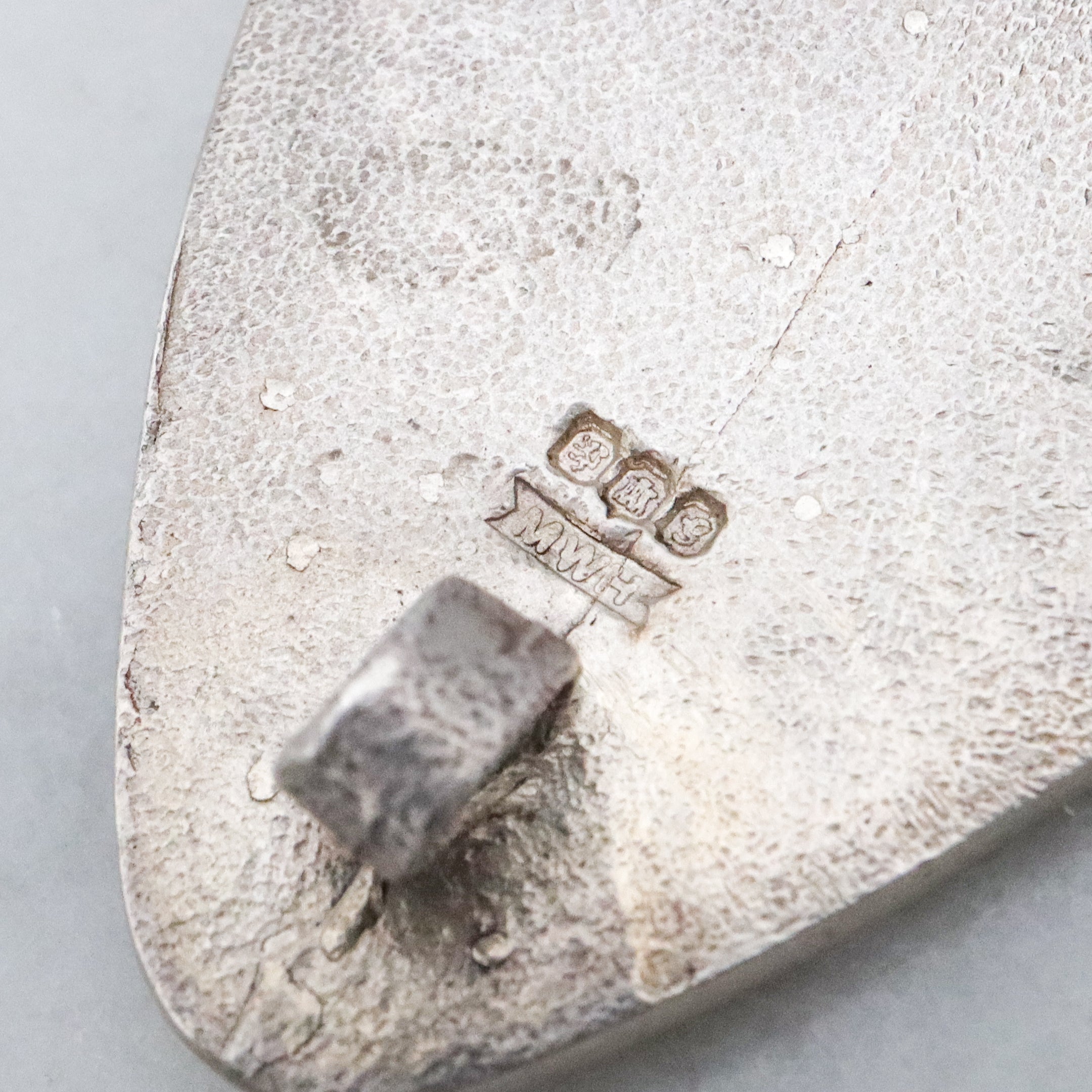 Retro 1980s sterling enamel bird, or goose, pendant