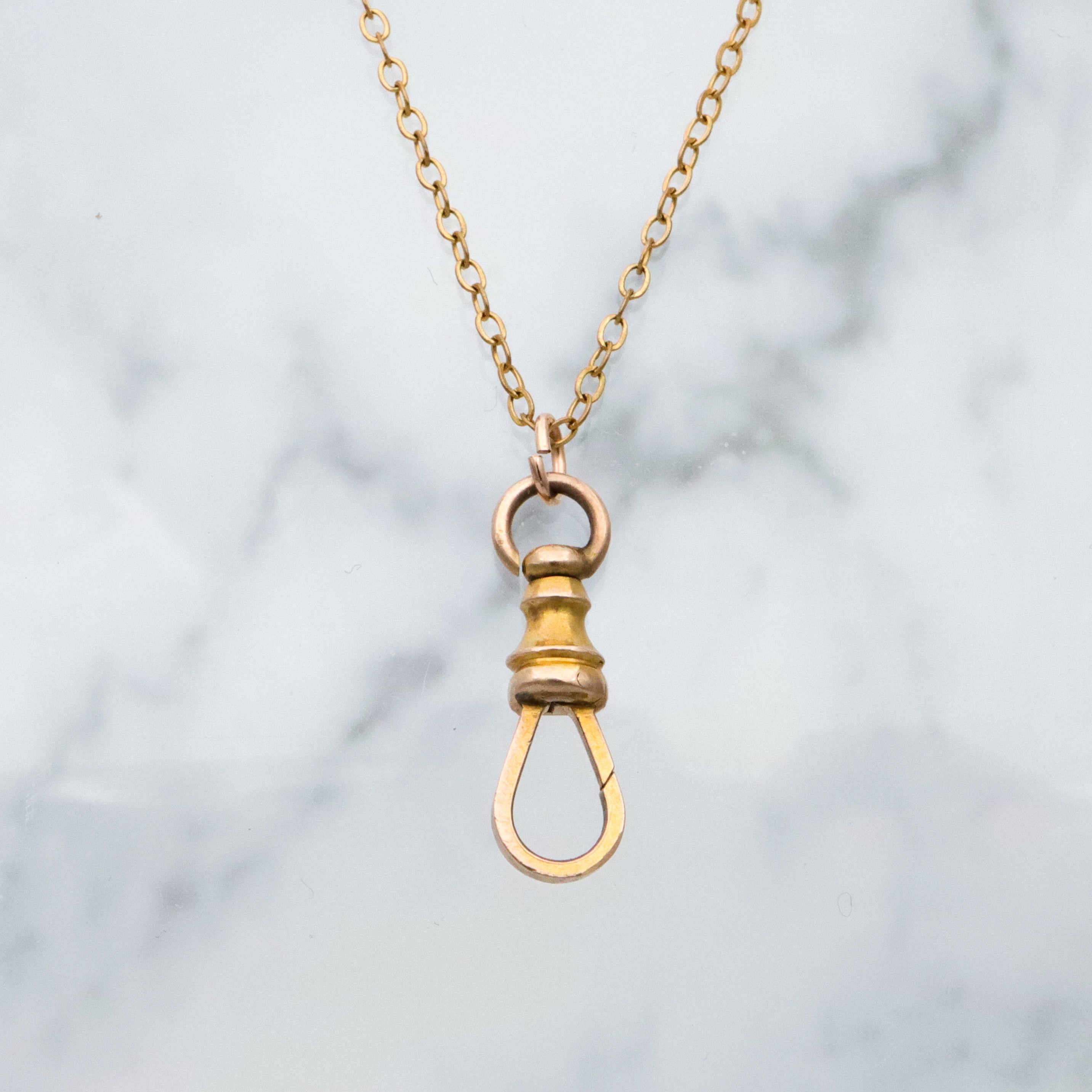 Antique Victorian 14k gold dog clip clasp