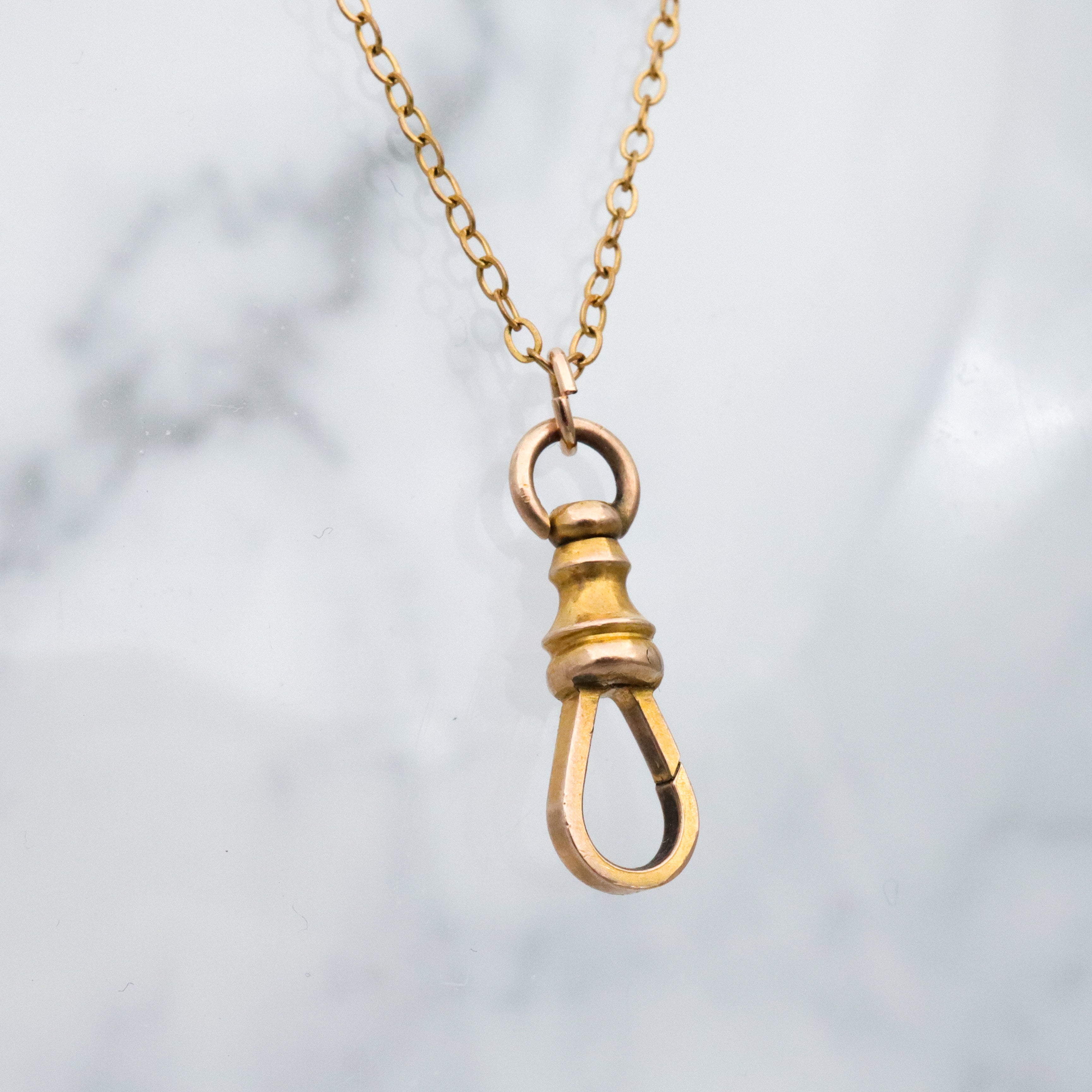 Antique Victorian 14k gold dog clip clasp