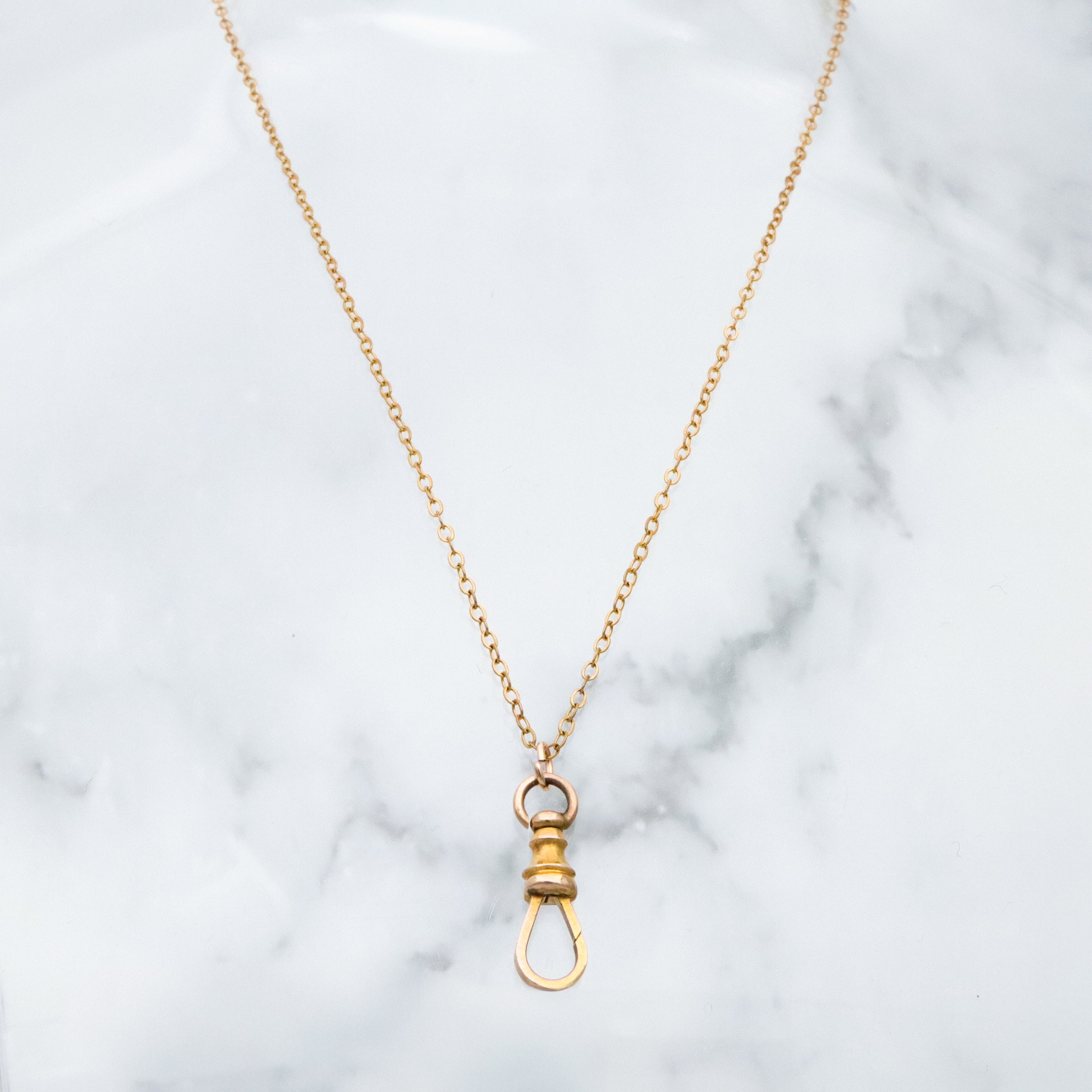 Antique Victorian 14k gold dog clip clasp