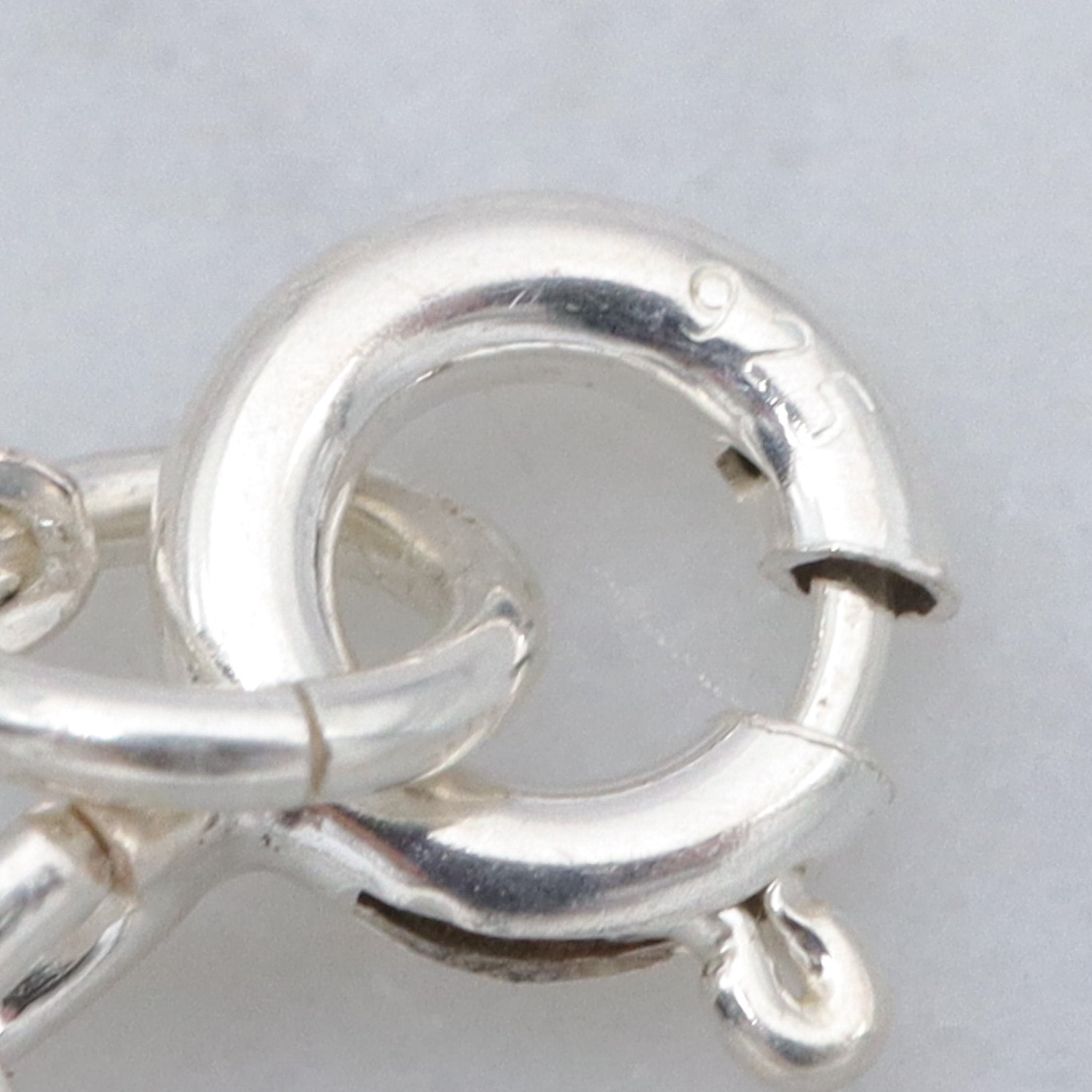 Vintage Native American sterling & banded agate pendant necklace, 18”