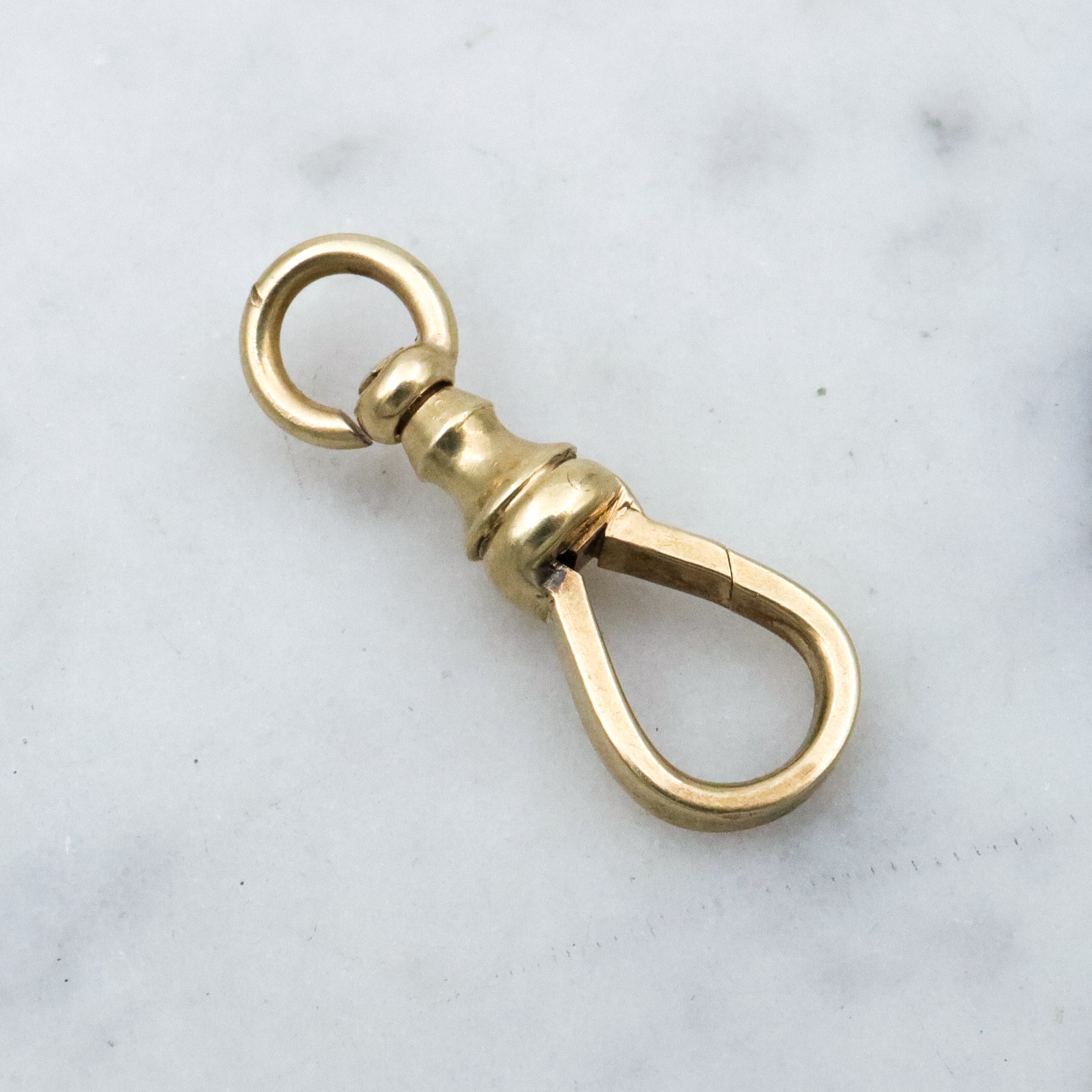 Antique Victorian 10k gold dog clip clasp Martin-Copeland Co.