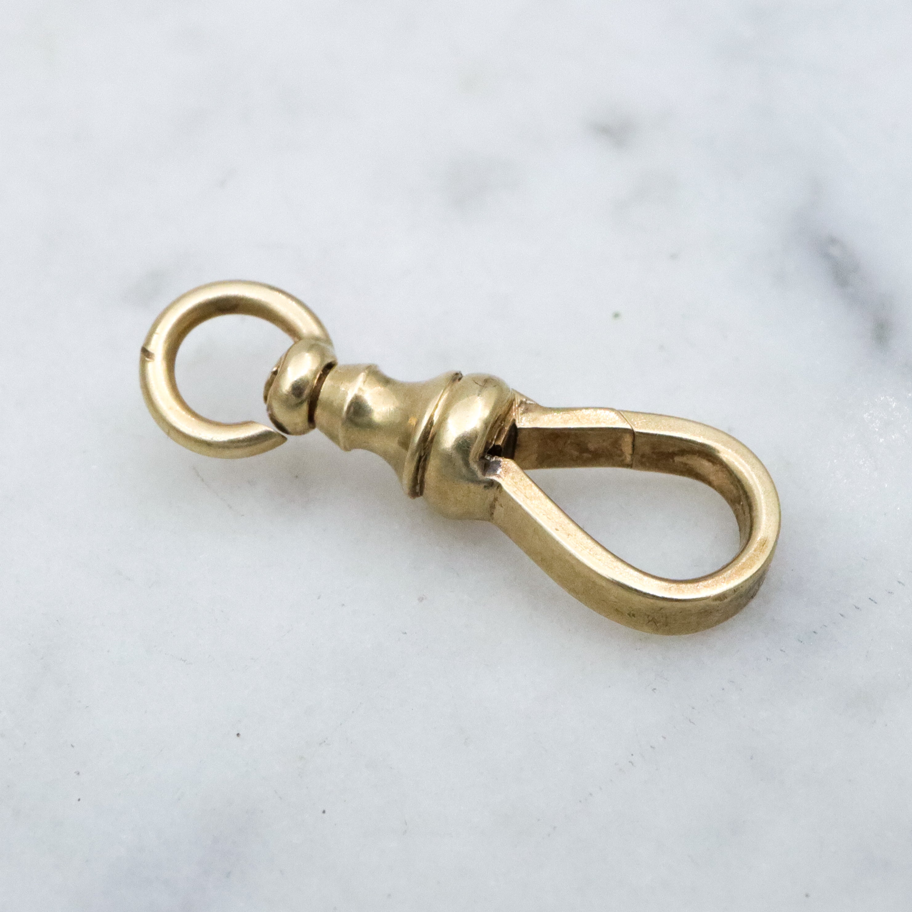 Antique Victorian 10k gold dog clip clasp Martin-Copeland Co.