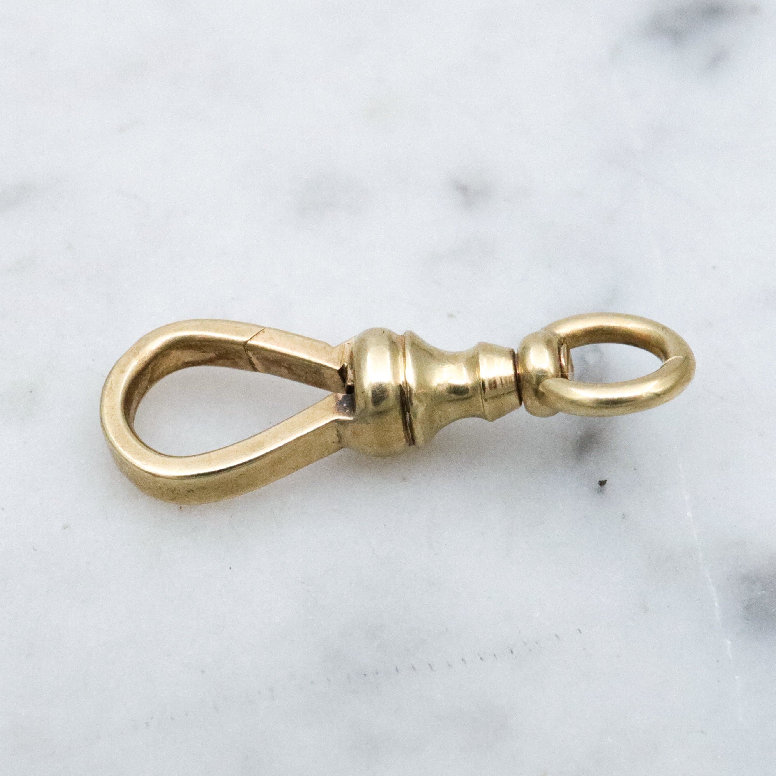 Antique Victorian 10k gold dog clip clasp Martin-Copeland Co.