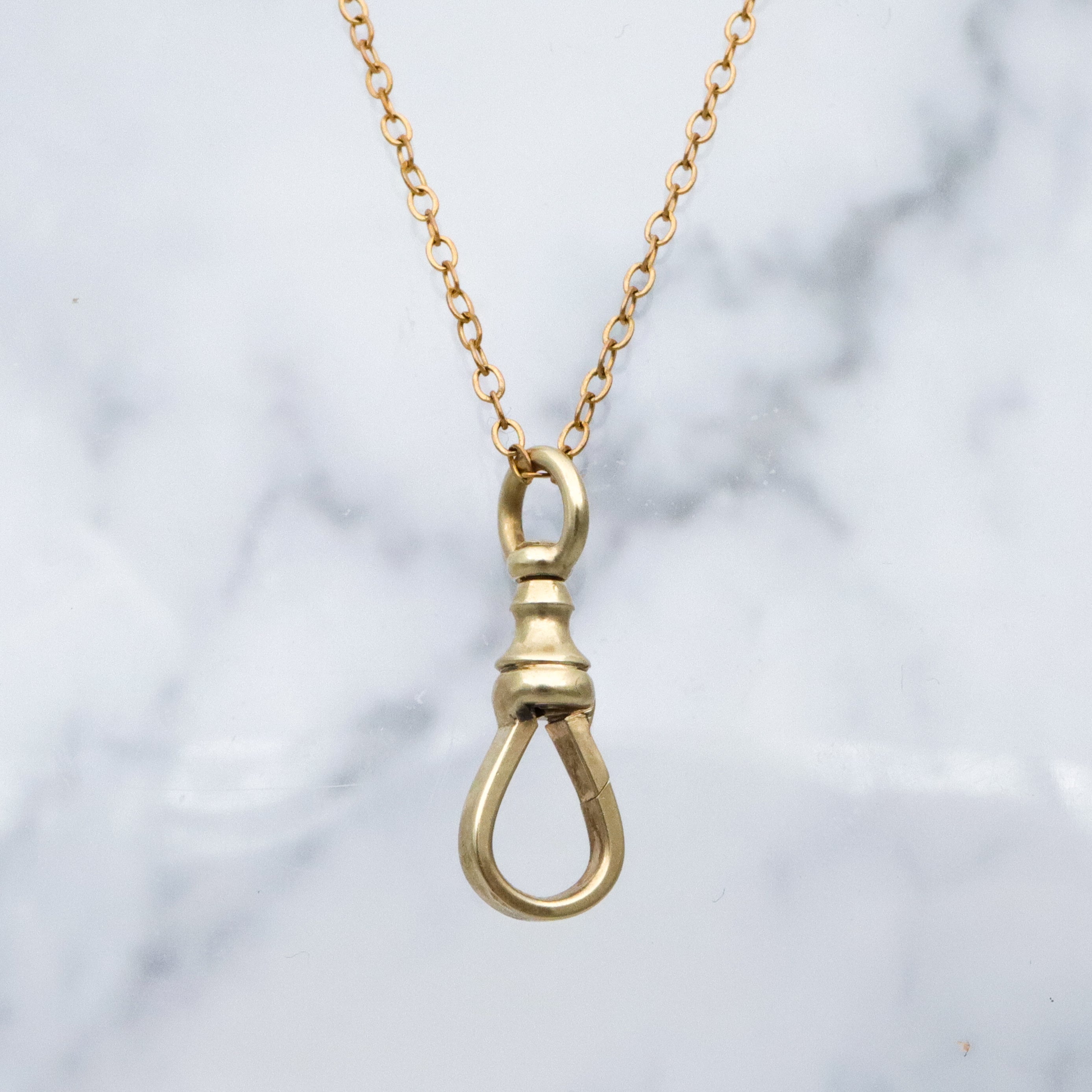 Antique Victorian 10k gold dog clip clasp Martin-Copeland Co.