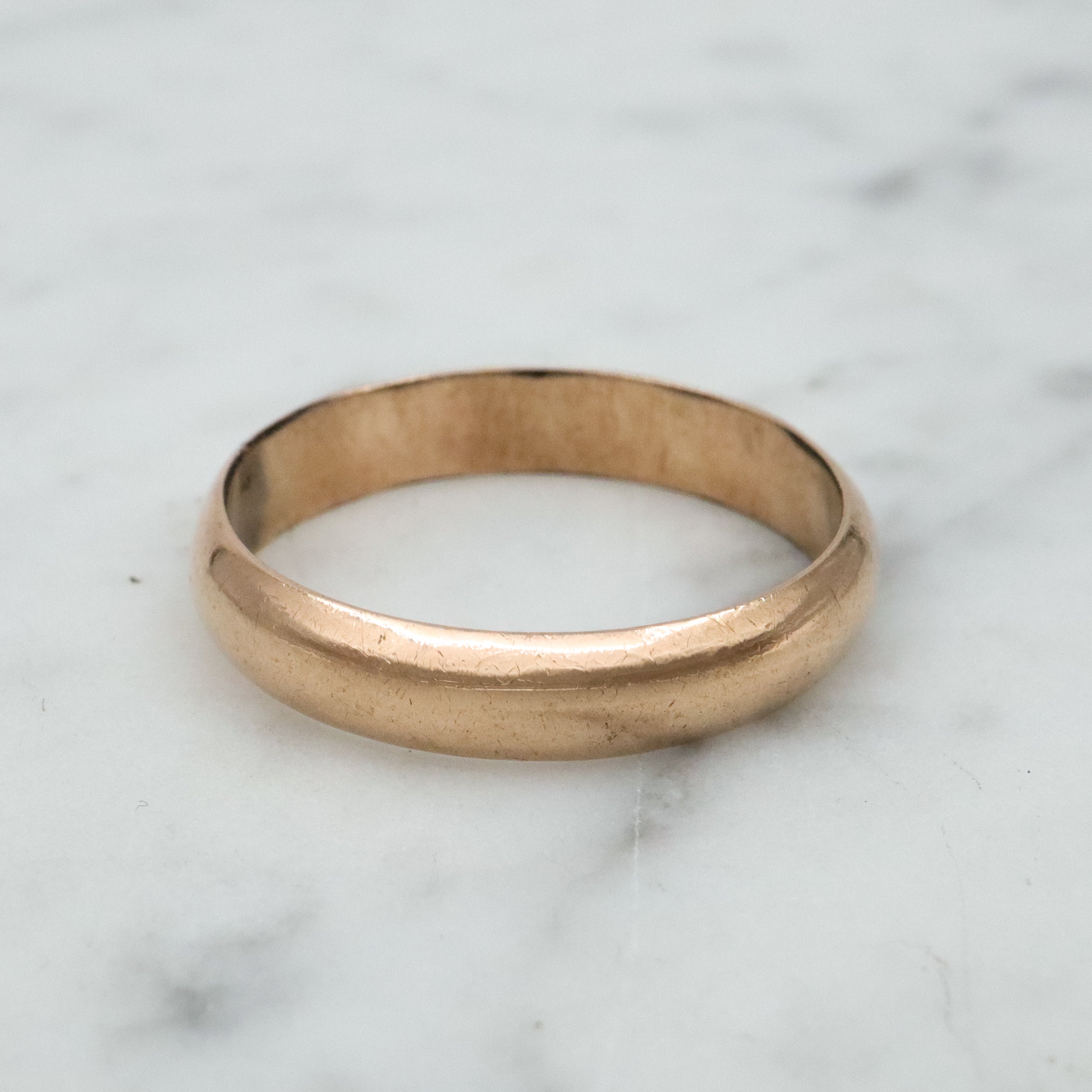 1950s Uncas 10k gold filled 4mm band, size 8.5